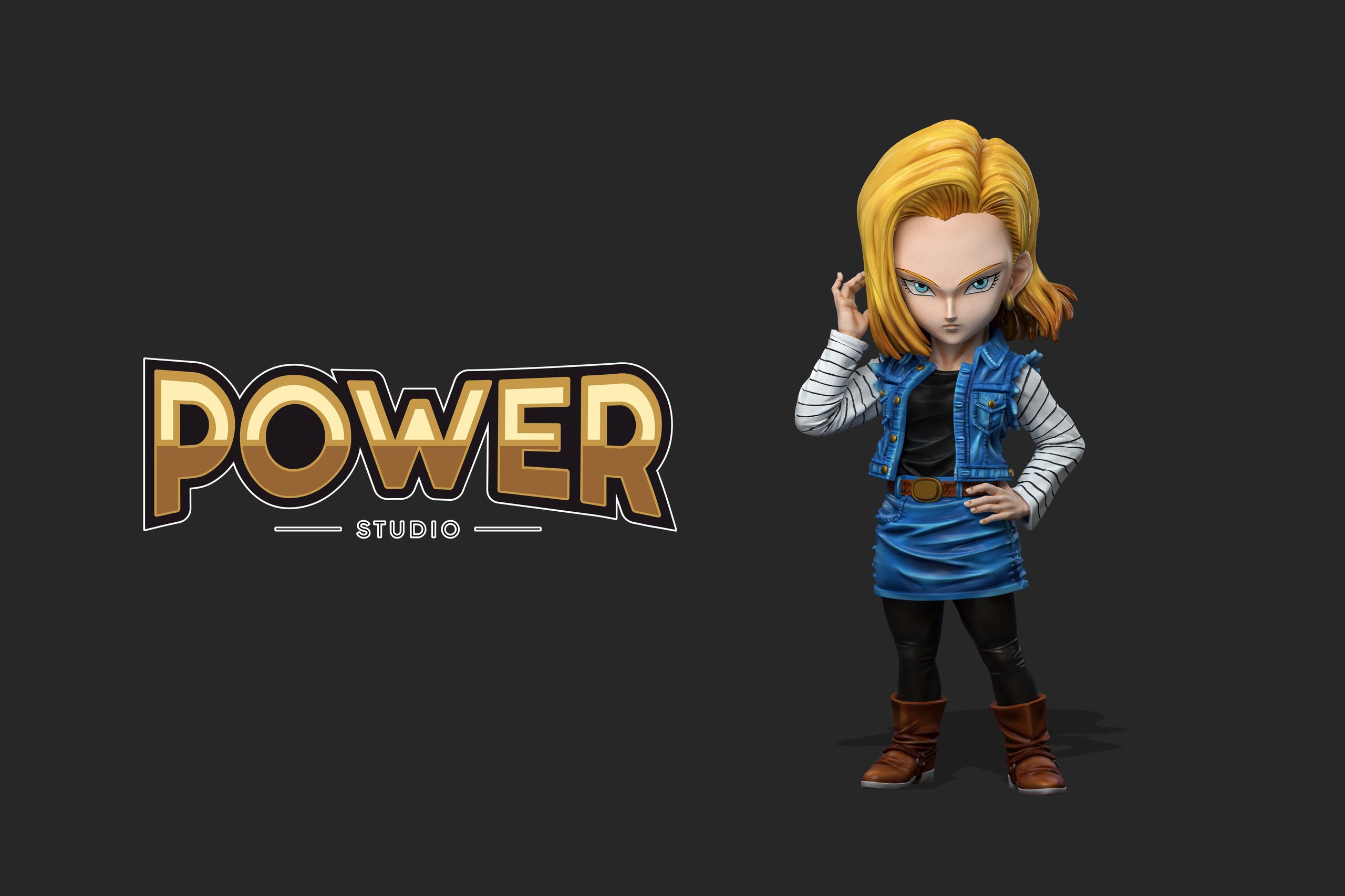 Power Studio - Dragon Ball Android 18