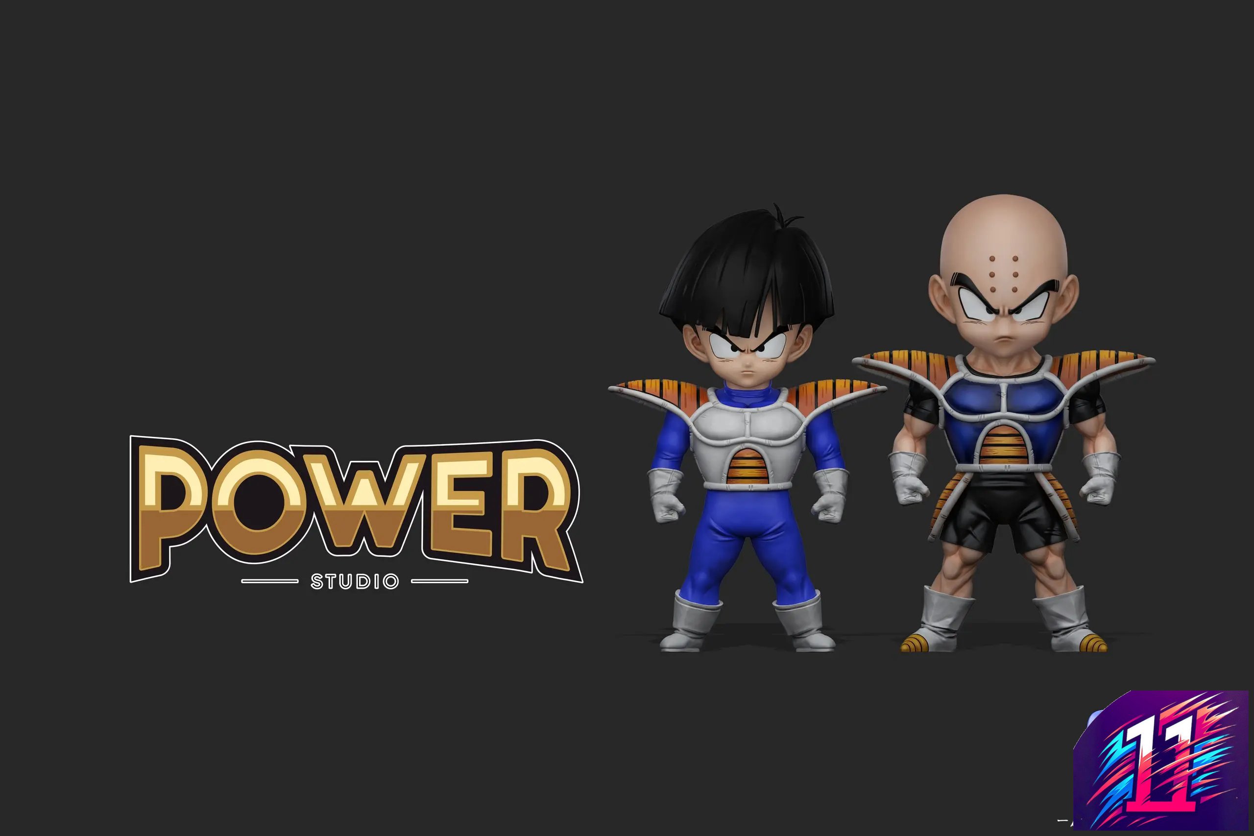 Power Studio - Kuririn X Son Gohan Dragon Ball