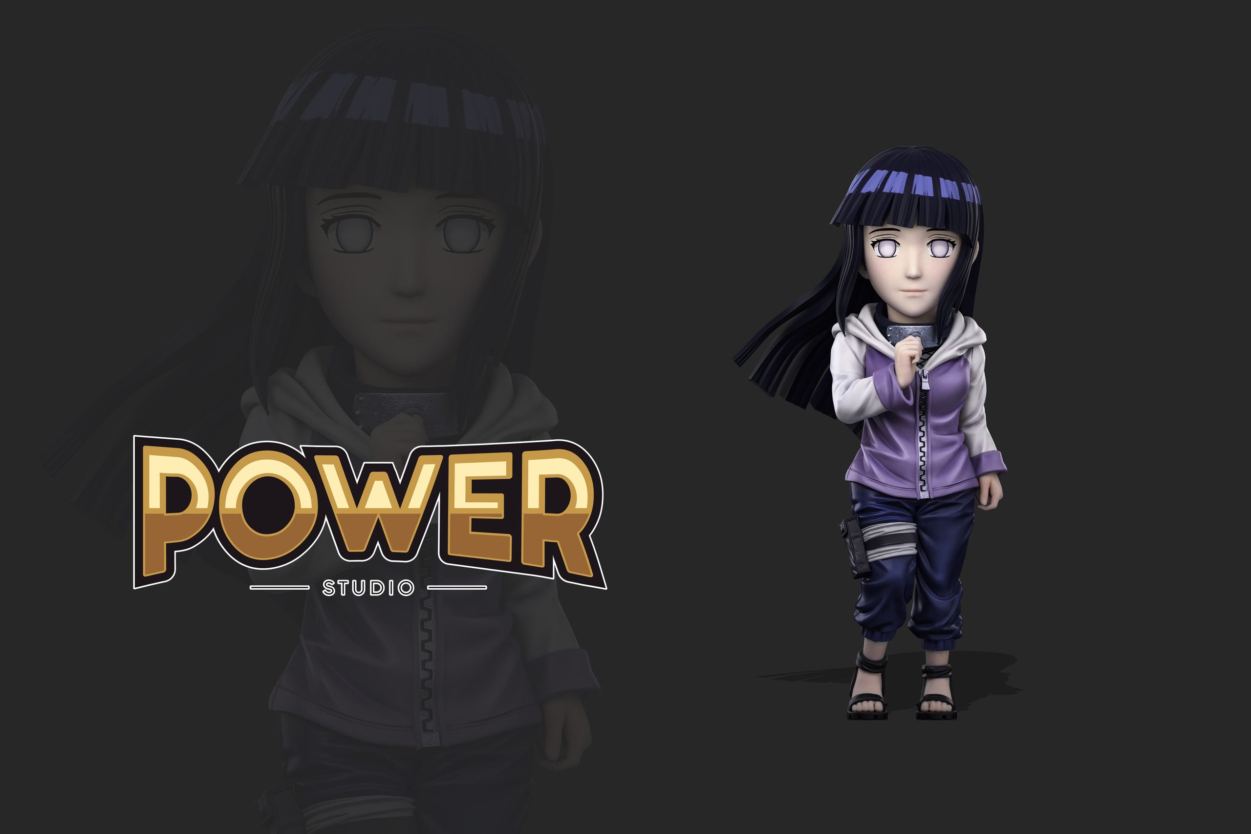 Power Studio - Naruto wcf #4 Hinata Hyuga