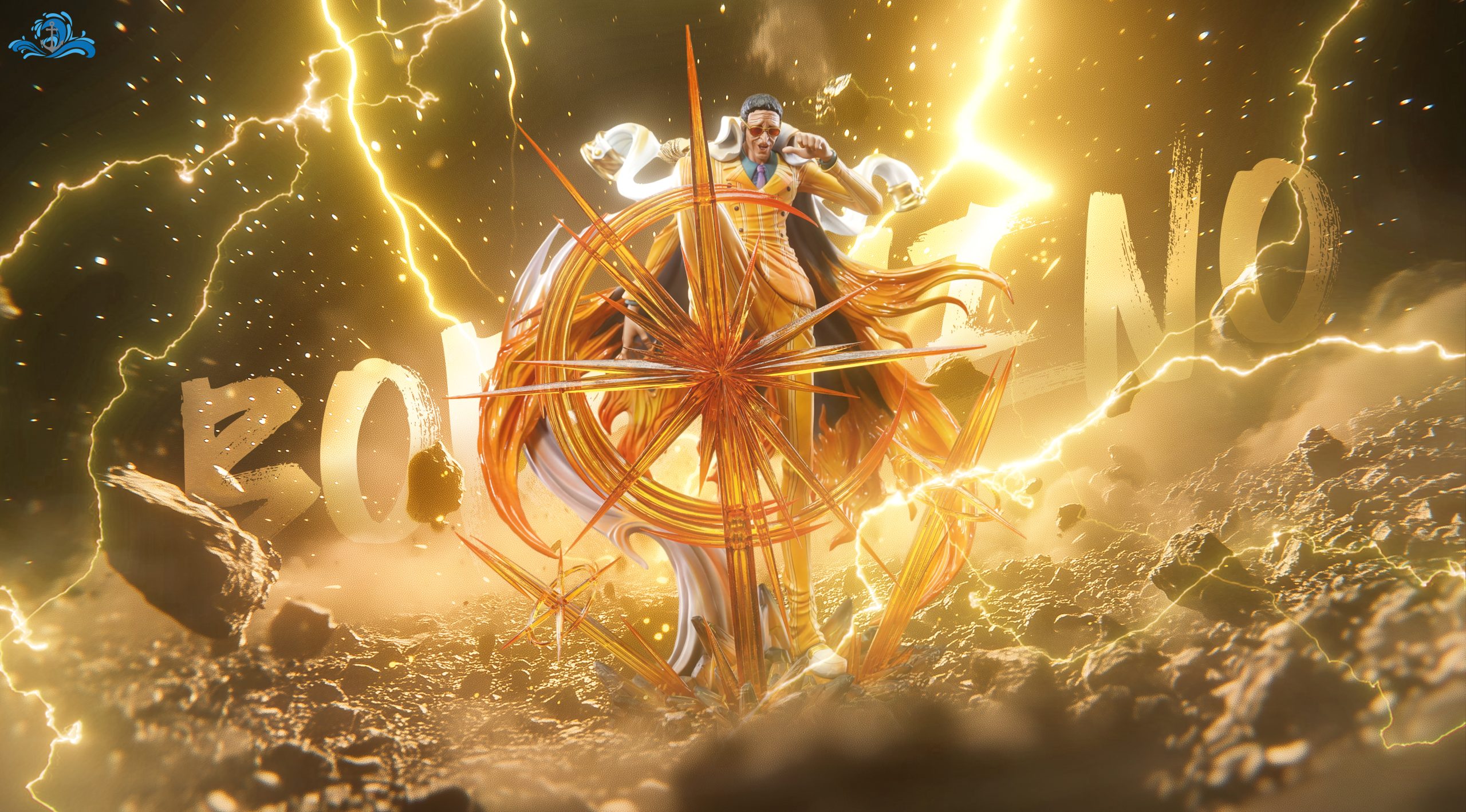 Po Lang Studio - One Piece Marines Three Admirals Kizaru Borsalino