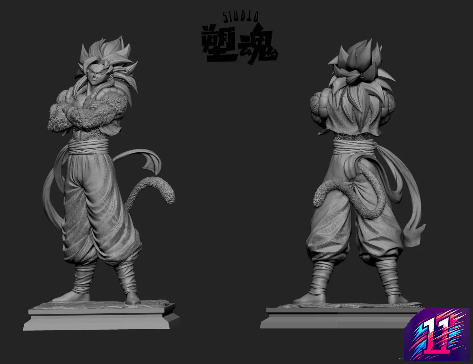 Plastic Soul Studio - Gogeta Super Saiyan 4 Dragon Ball