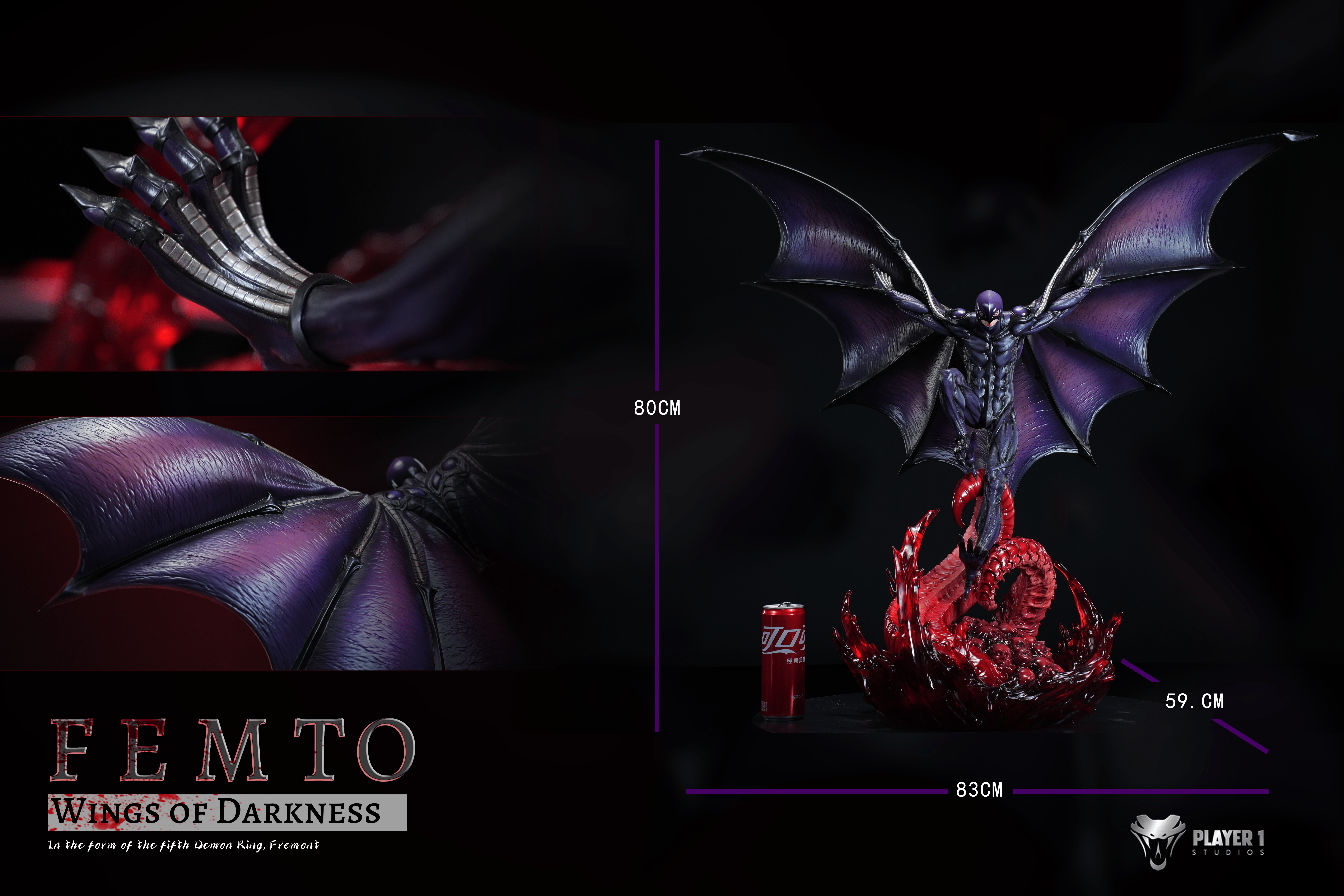 Player 1 Studio - Berserk Wings of Darkness Femto