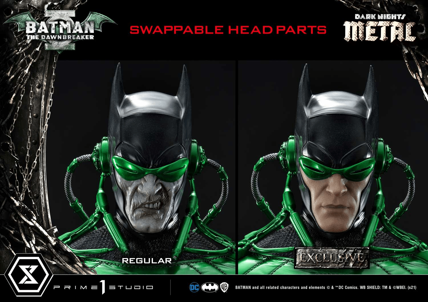 Prime 1 Studio - DC Dark Nights: Metal Series: The Dawnbreaker Batman MMDCMT-06 & MMDCMT-06EX (Licensed)