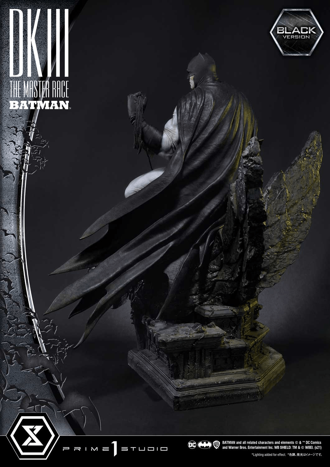 Prime 1 Studio - DC The Dark Knight III: The Master Race Batman Black Version MMDCDK3-01BL