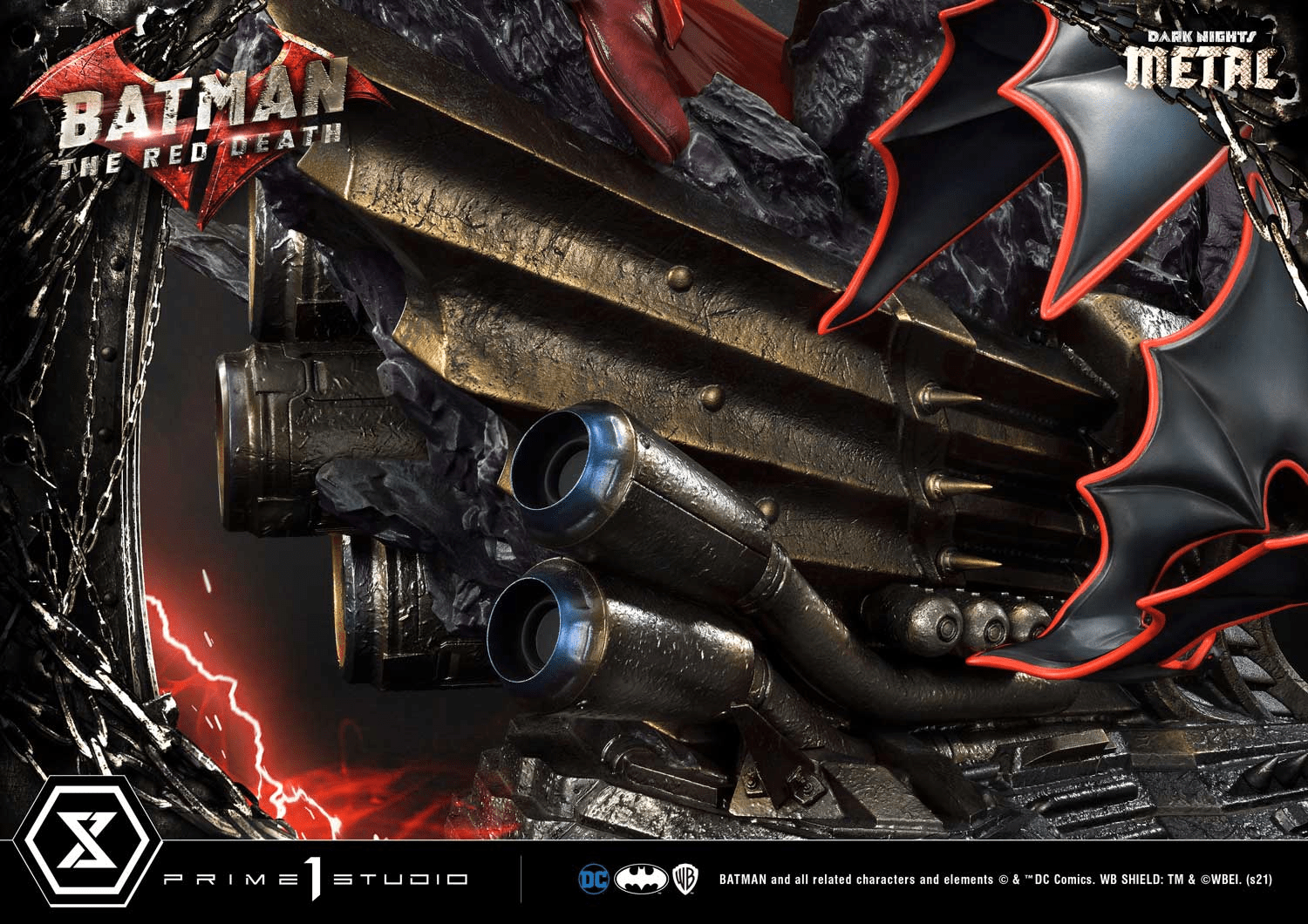 Prime 1 Studio - DC The Red Death Batman Regular Version MMDCMT-07 (Licensed)