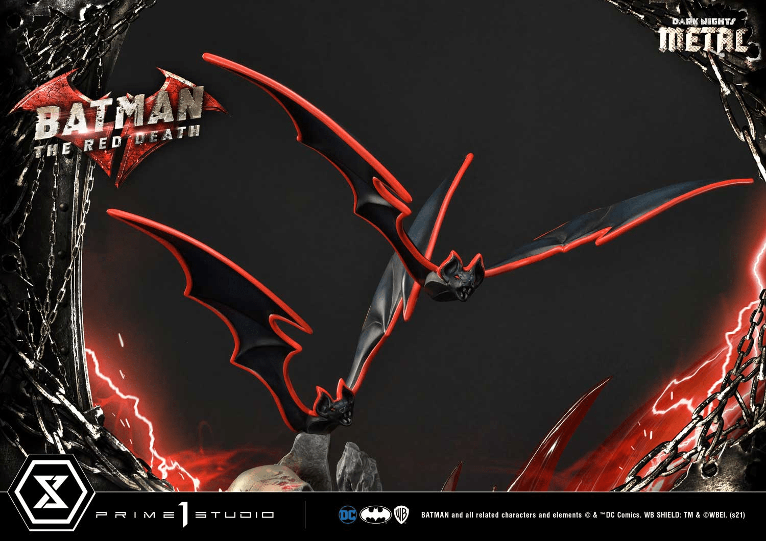 Prime 1 Studio - DC The Red Death Batman Regular Version MMDCMT-07 (Licensed)