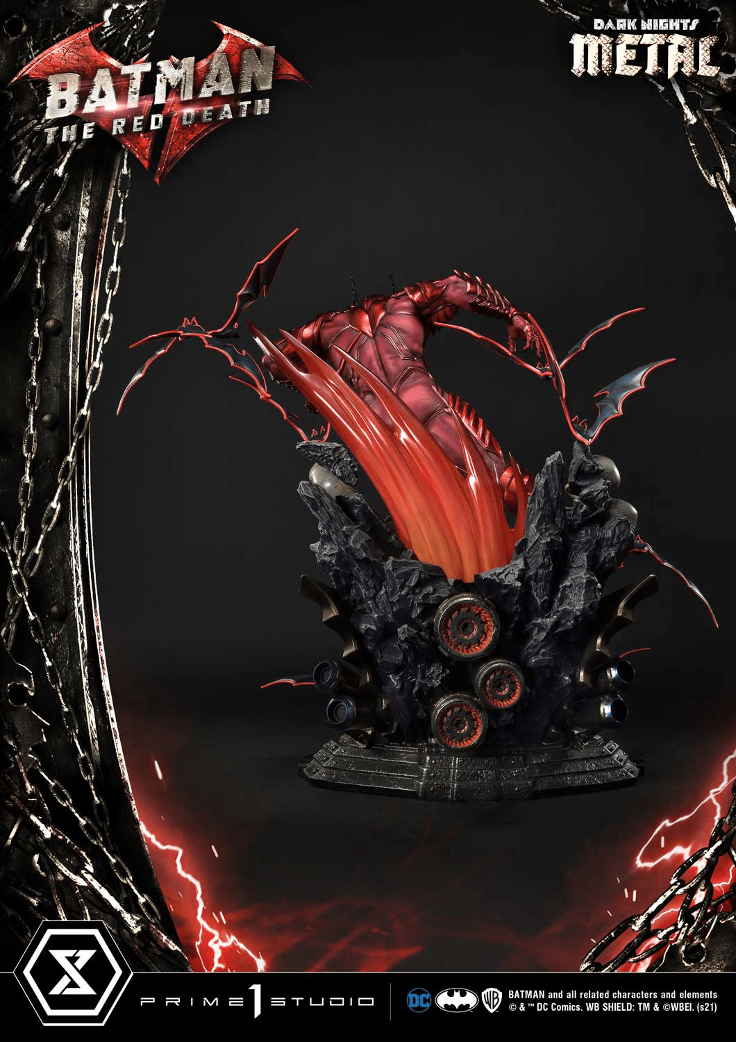 Prime 1 Studio - DC The Red Death Batman Regular Version MMDCMT-07 (Licensed)