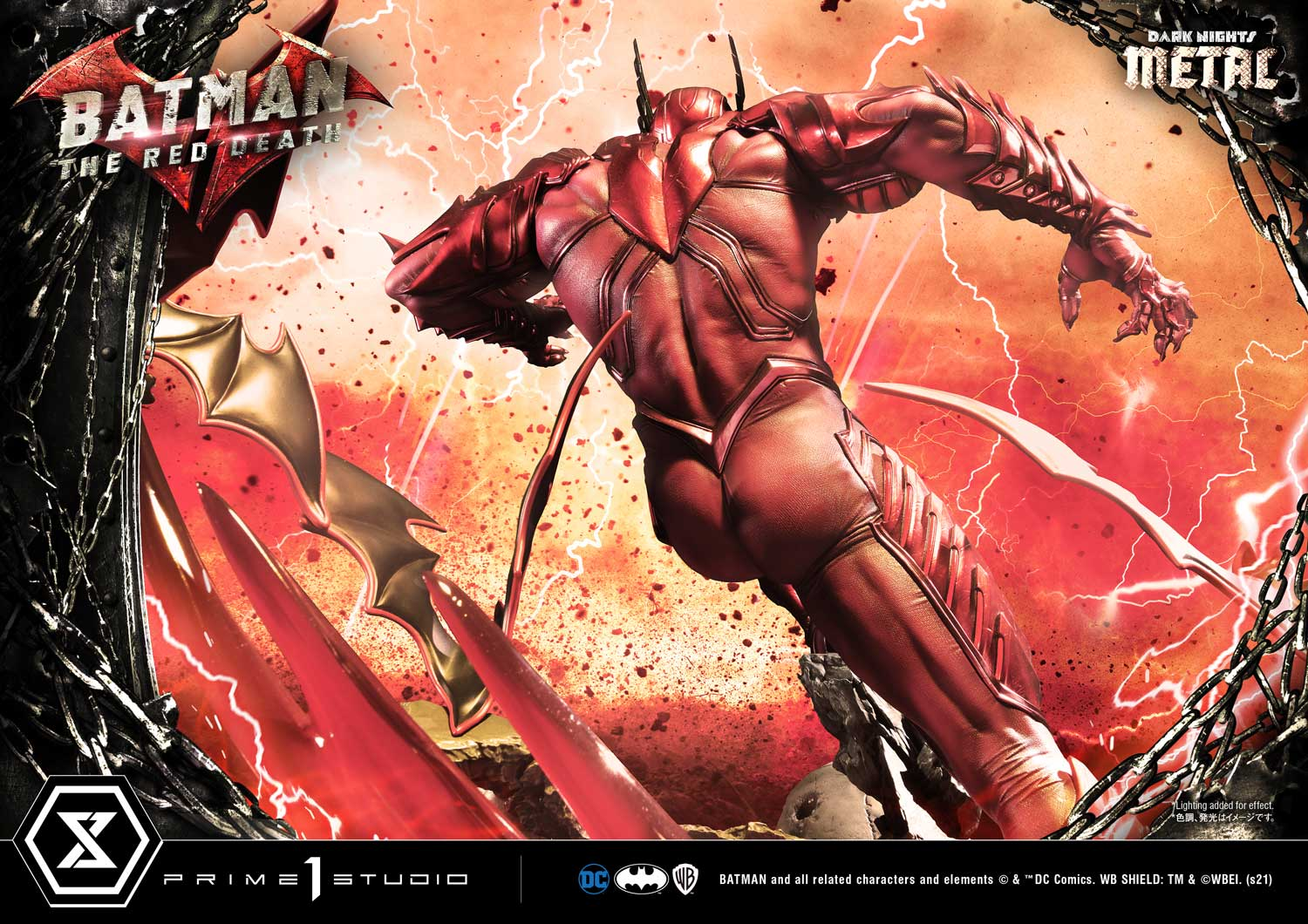 Prime 1 Studio - DC The Red Death Batman Regular Version MMDCMT-07 (Licensed)