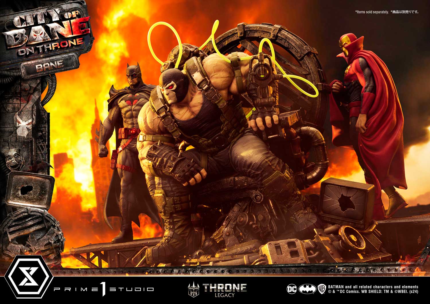 Prime 1 Studio - DC comics Batman Bane on the Throne 1/4