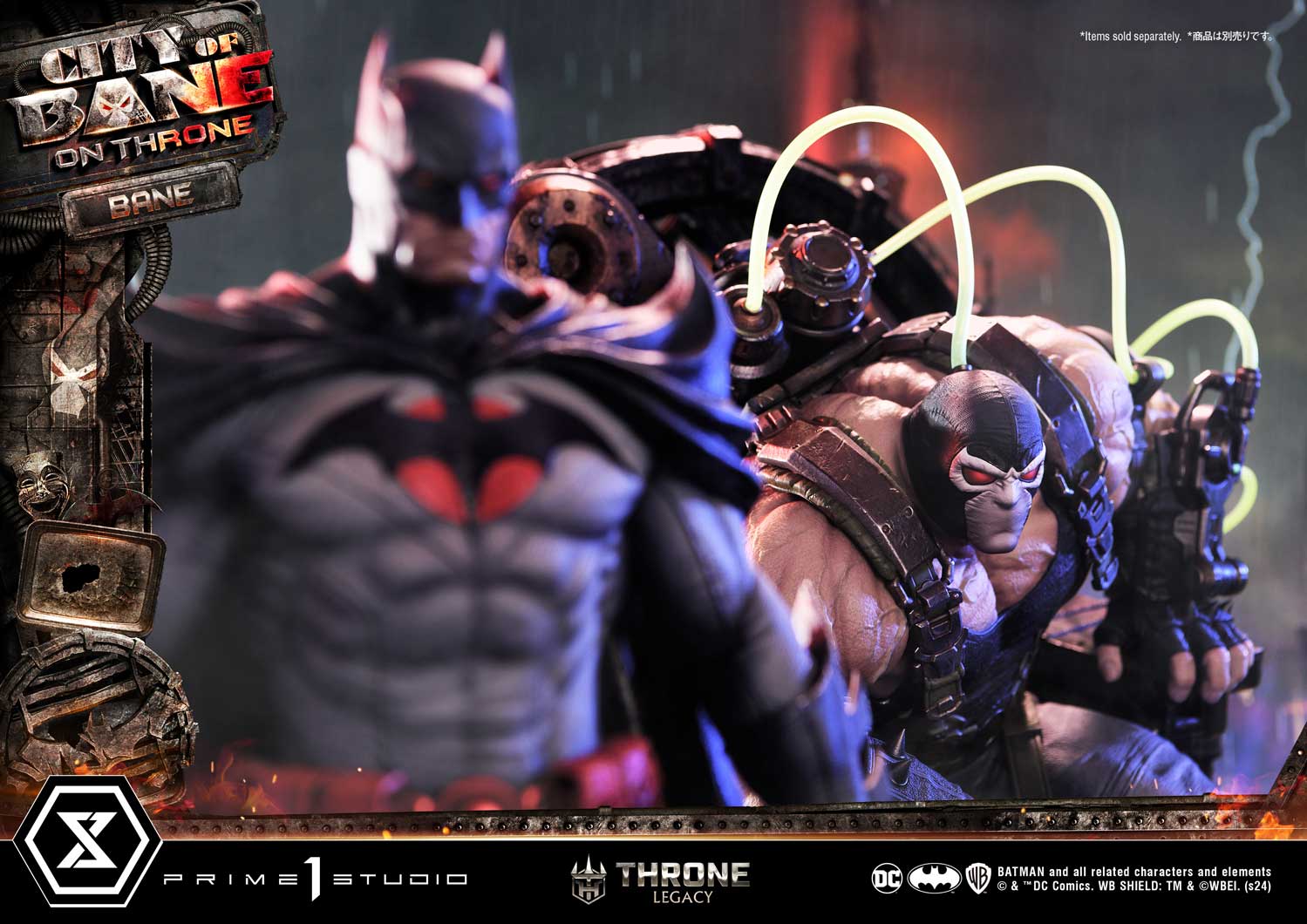 Prime 1 Studio - DC comics Batman Bane on the Throne 1/4