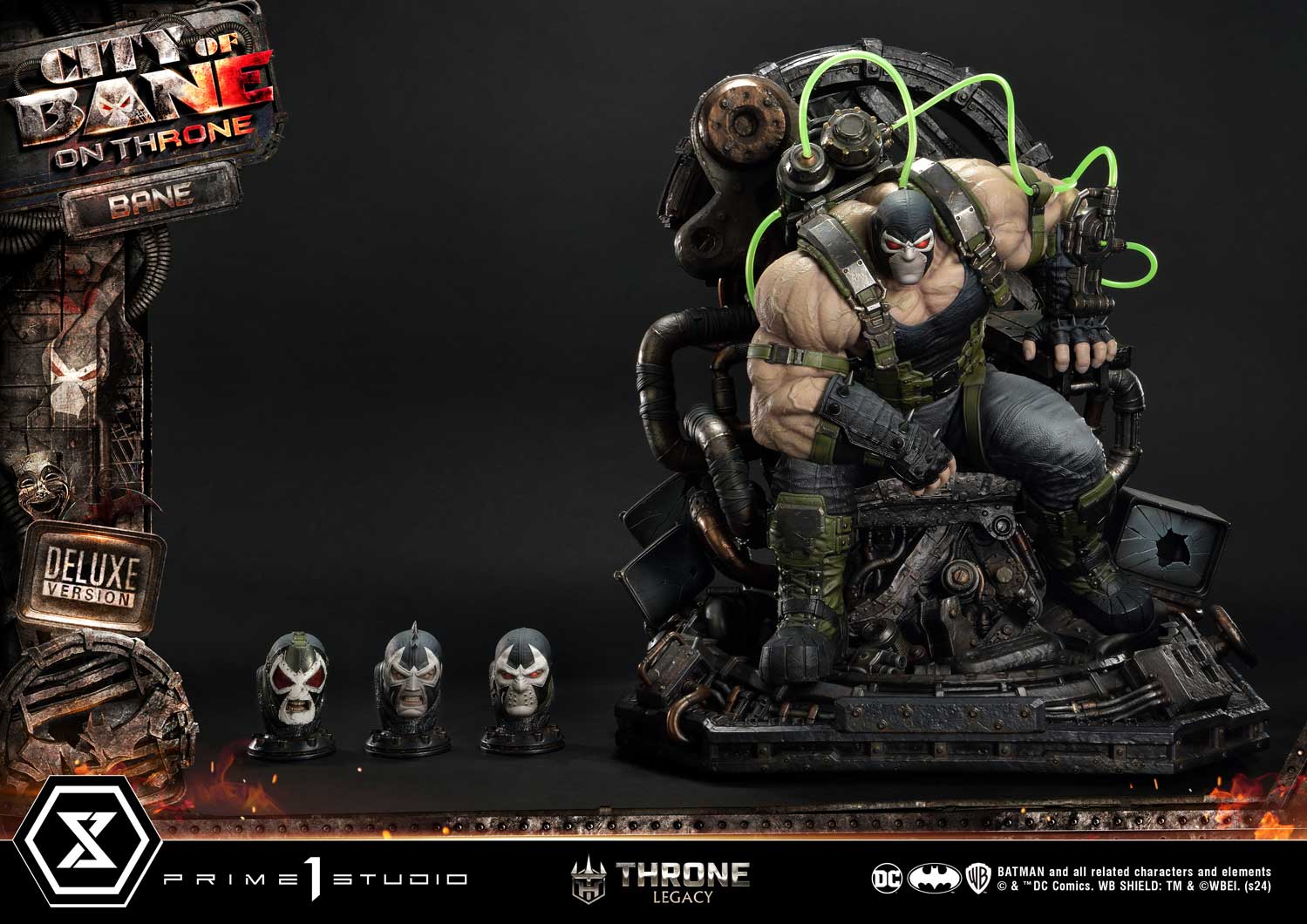 Prime 1 Studio - DC comics Batman Bane on the Throne 1/4