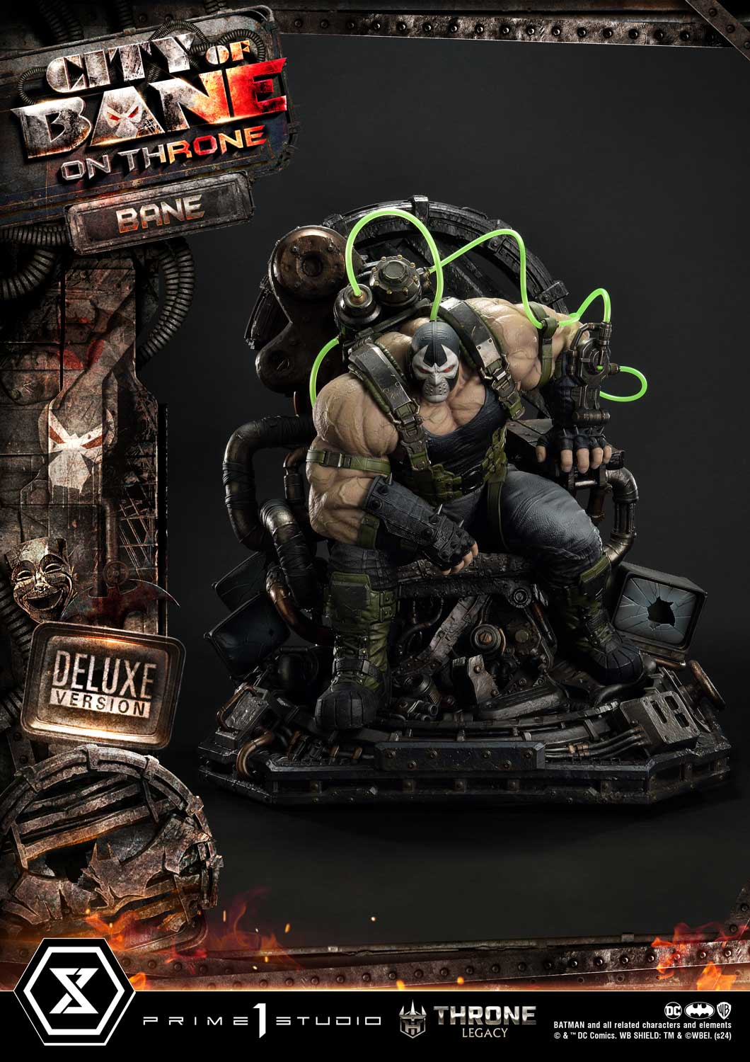 Prime 1 Studio - DC comics Batman Bane on the Throne 1/4