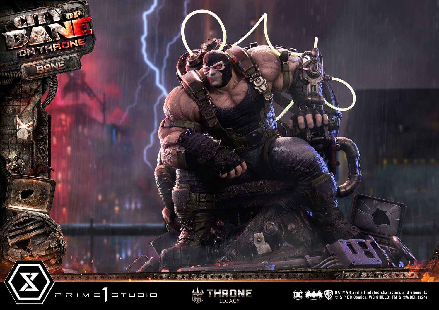 Prime 1 Studio - DC comics Batman Bane on the Throne 1/4