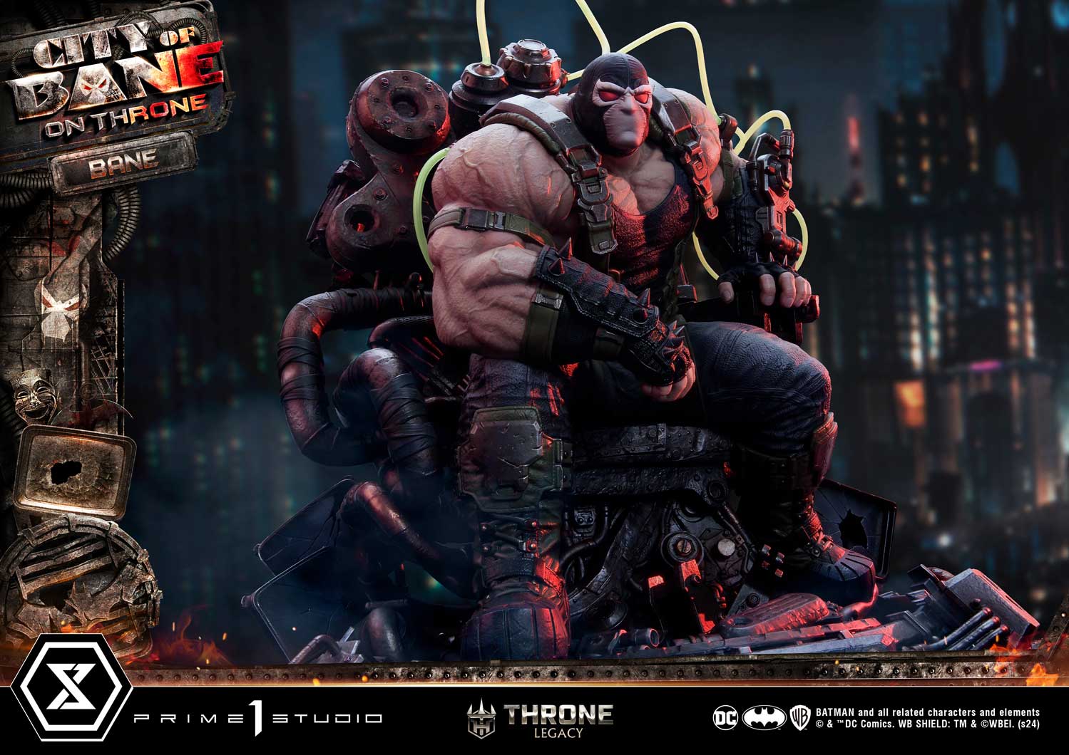 Prime 1 Studio - DC comics Batman Bane on the Throne 1/4