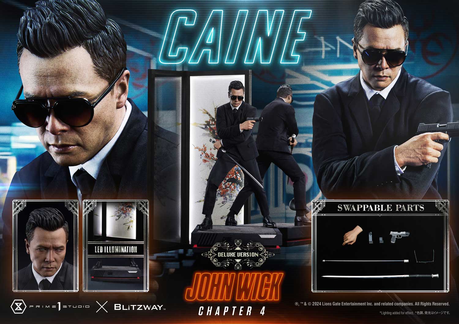 Prime 1 Studio - JOHN WICK Caine PMJWK-02DXS & PMJWK-02 (Licensed)