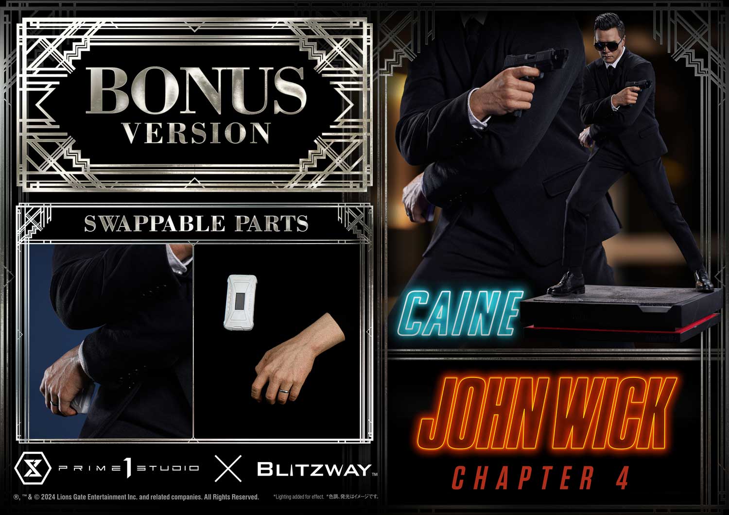 Prime 1 Studio - JOHN WICK Caine PMJWK-02DXS & PMJWK-02 (Licensed)