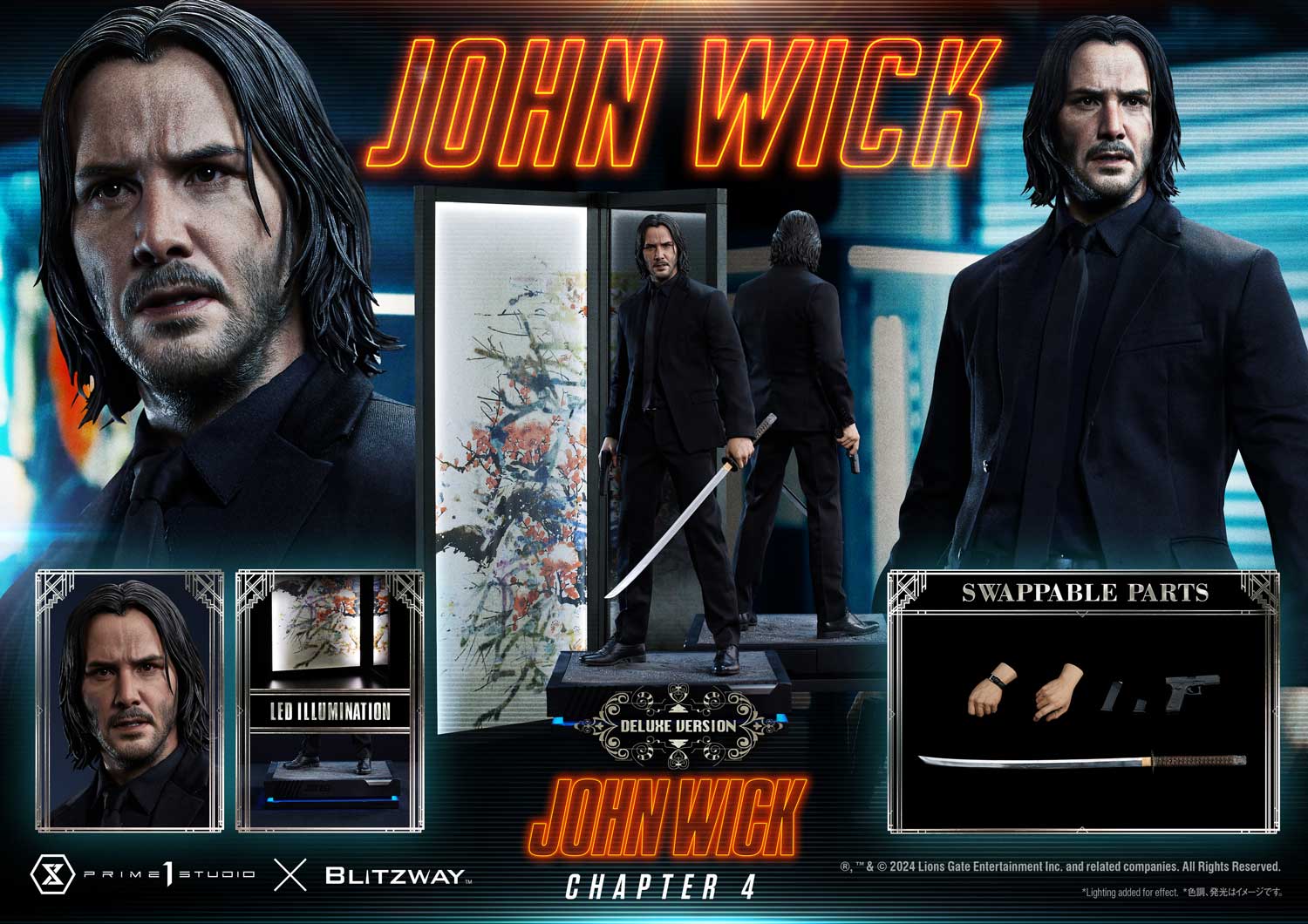 Prime 1 Studio - John Wick John Wick PMJWK-01 & PMJWK-01DXS (Licensed)