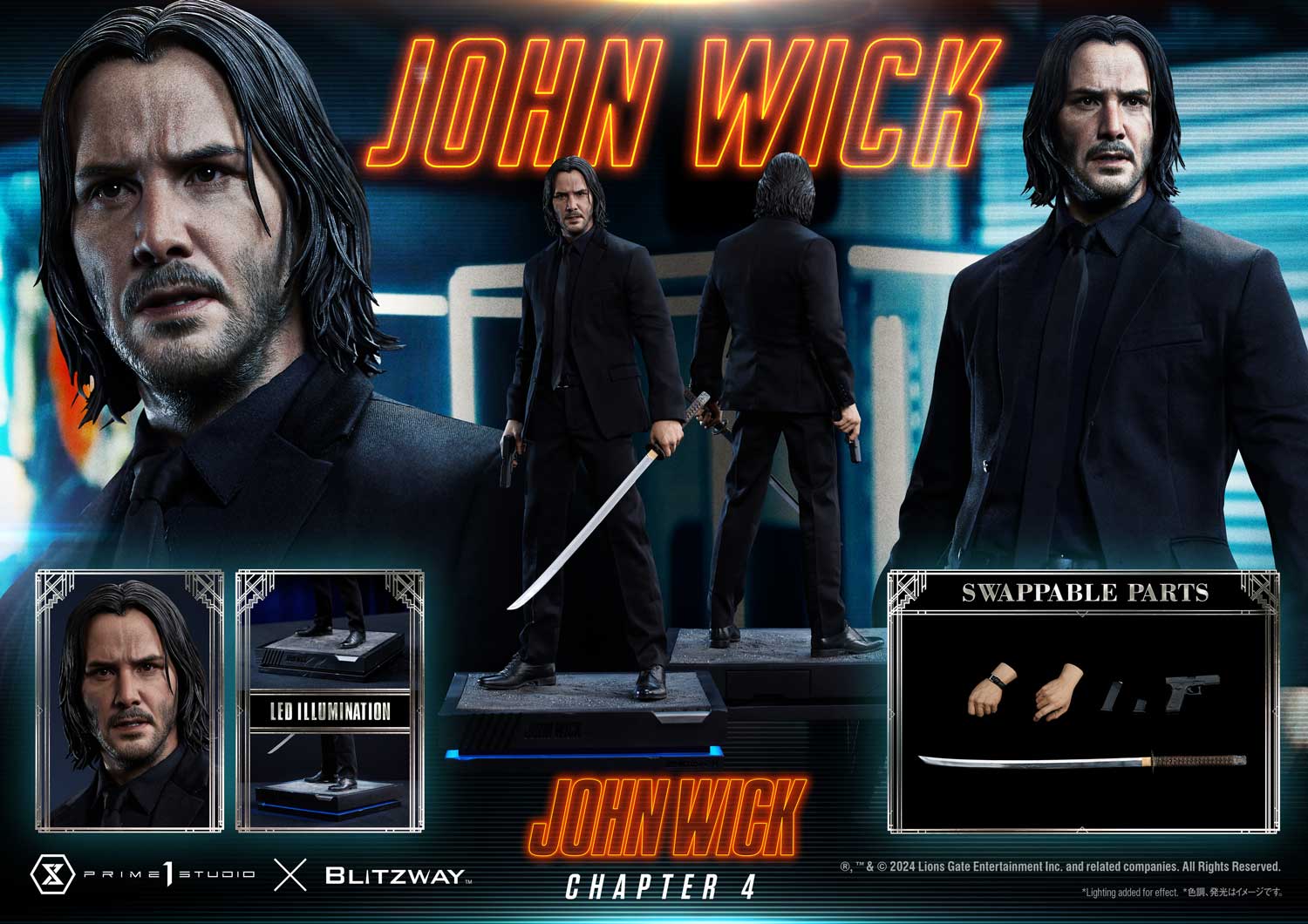 Prime 1 Studio - John Wick John Wick PMJWK-01 & PMJWK-01DXS (Licensed)