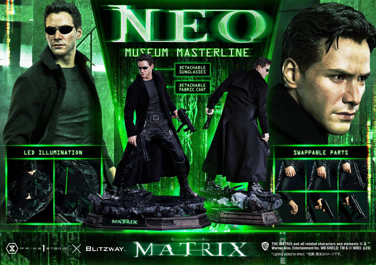 Prime 1 Studio - Museum Masterline The Matrix (Film) Neo MMMAT-01 MMMAT-01S