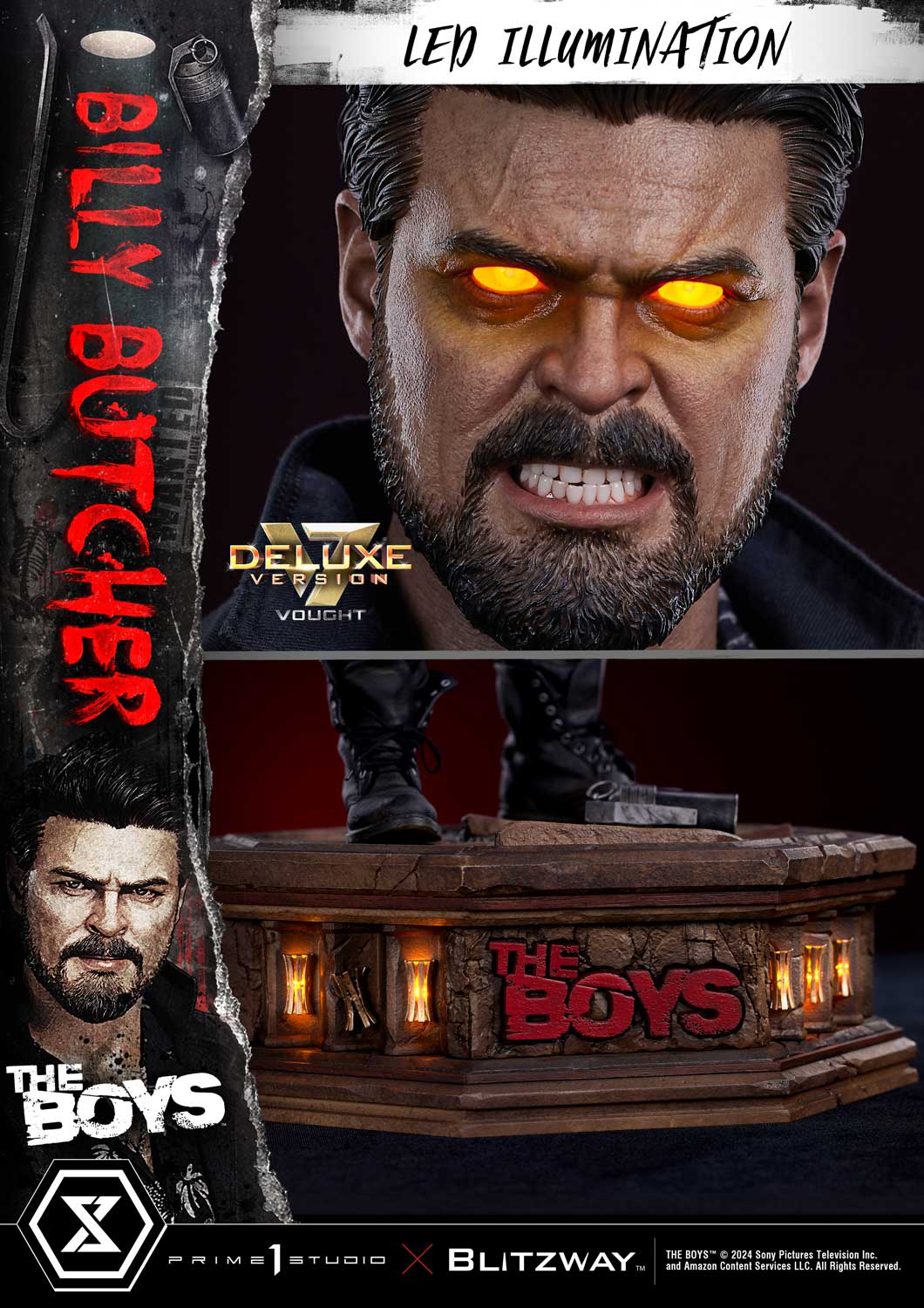 Prime 1 Studio - Premium Masterline The Boys William Billy Butcher PMTB-01 PMTB-01DX