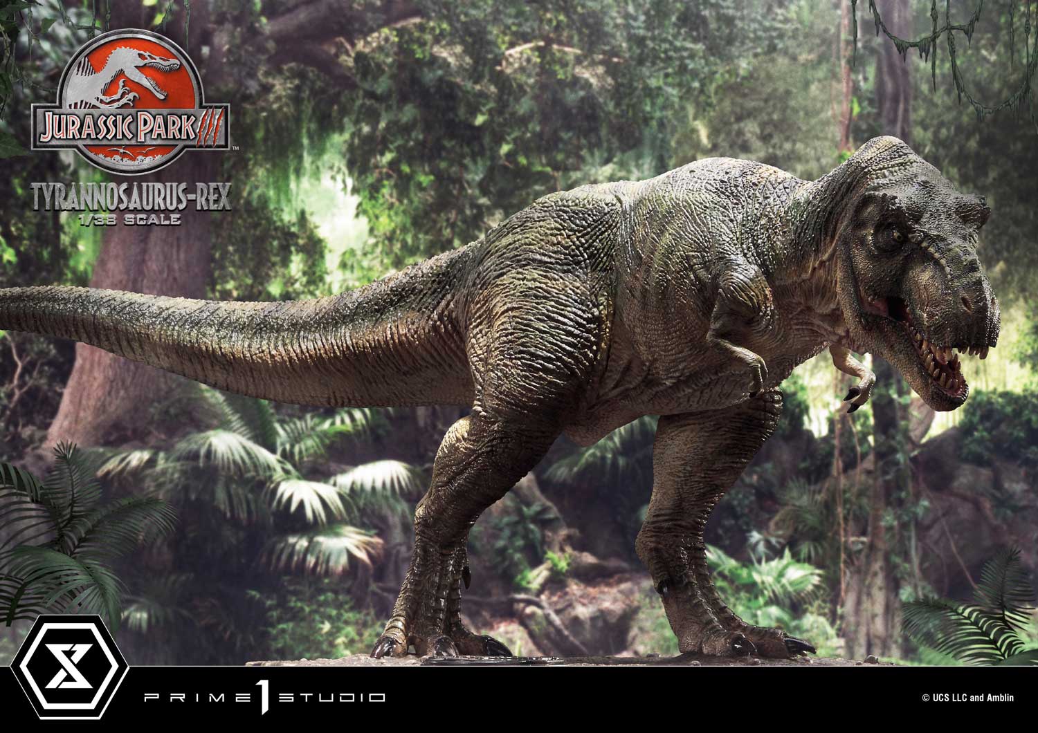 Prime 1 Studio Prime Collectible Figures Jurassic Park III (Film) Tyrannosaurus-Rex PCFJP-05