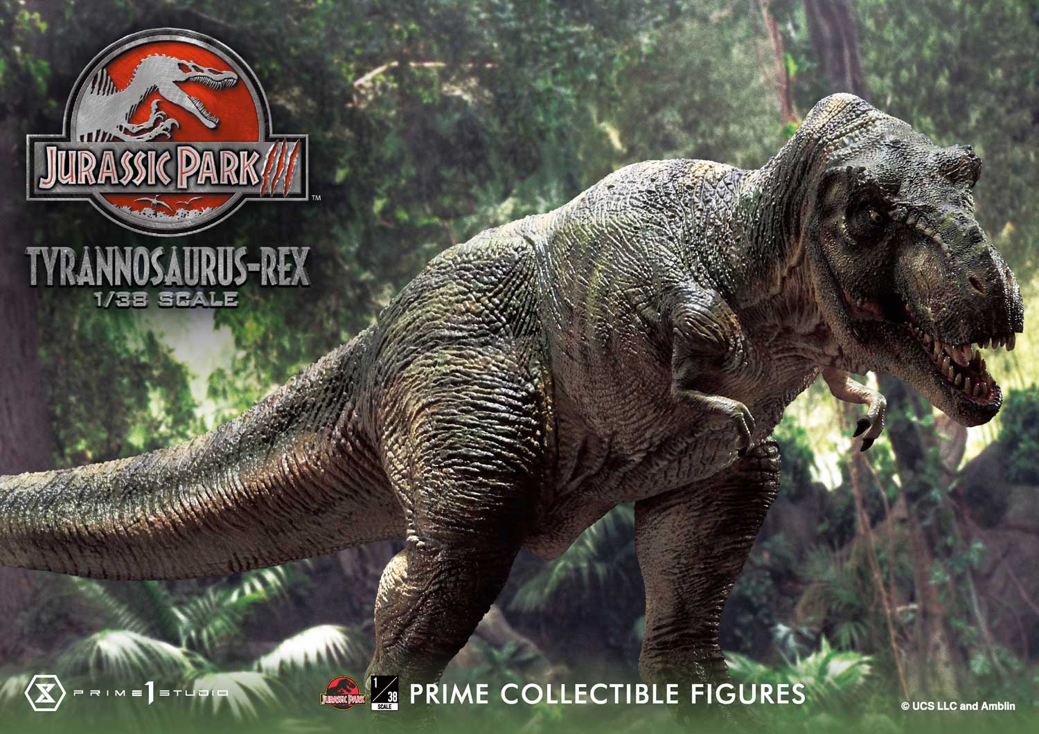 Prime 1 Studio Prime Collectible Figures Jurassic Park III (Film) Tyrannosaurus-Rex PCFJP-05