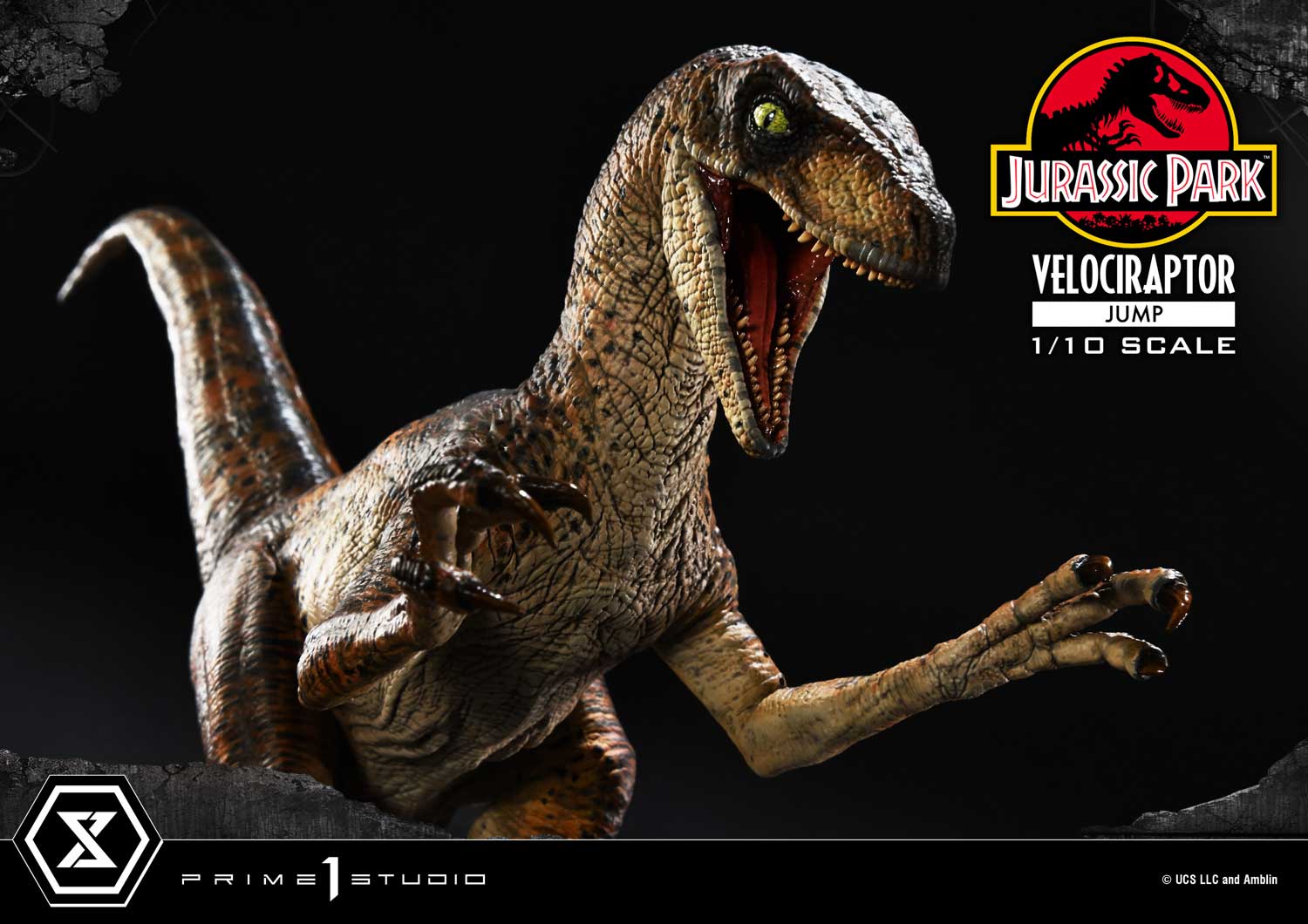 Prime 1 Studio Prime Collectible Figures Jurassic Park (Film) Velociraptor Jump PCFJP-06