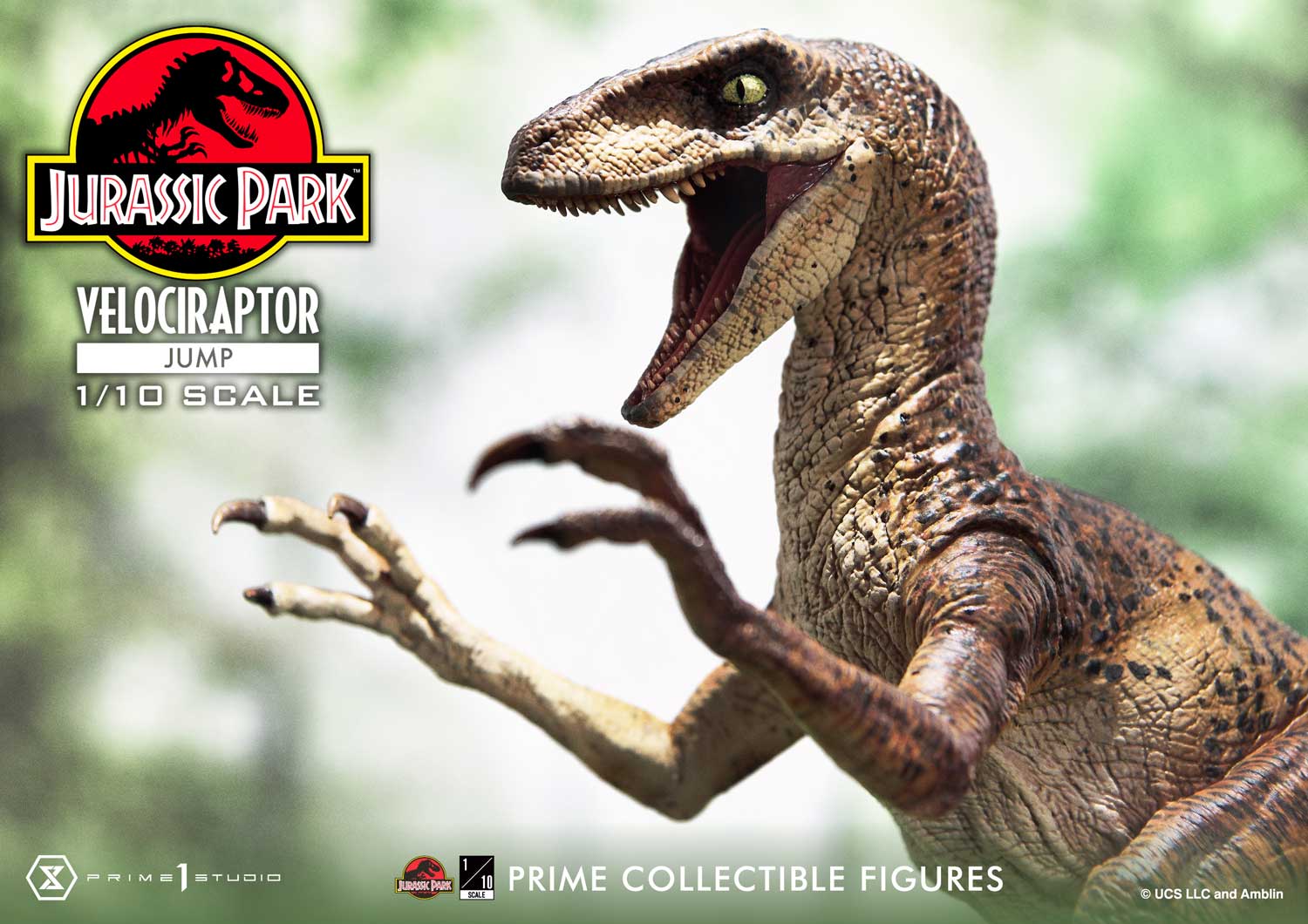 Prime 1 Studio Prime Collectible Figures Jurassic Park (Film) Velociraptor Jump PCFJP-06