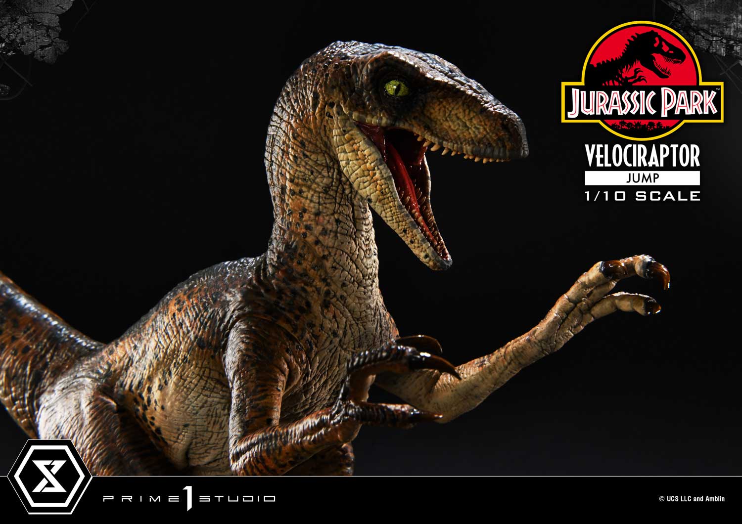 Prime 1 Studio Prime Collectible Figures Jurassic Park (Film) Velociraptor Jump PCFJP-06