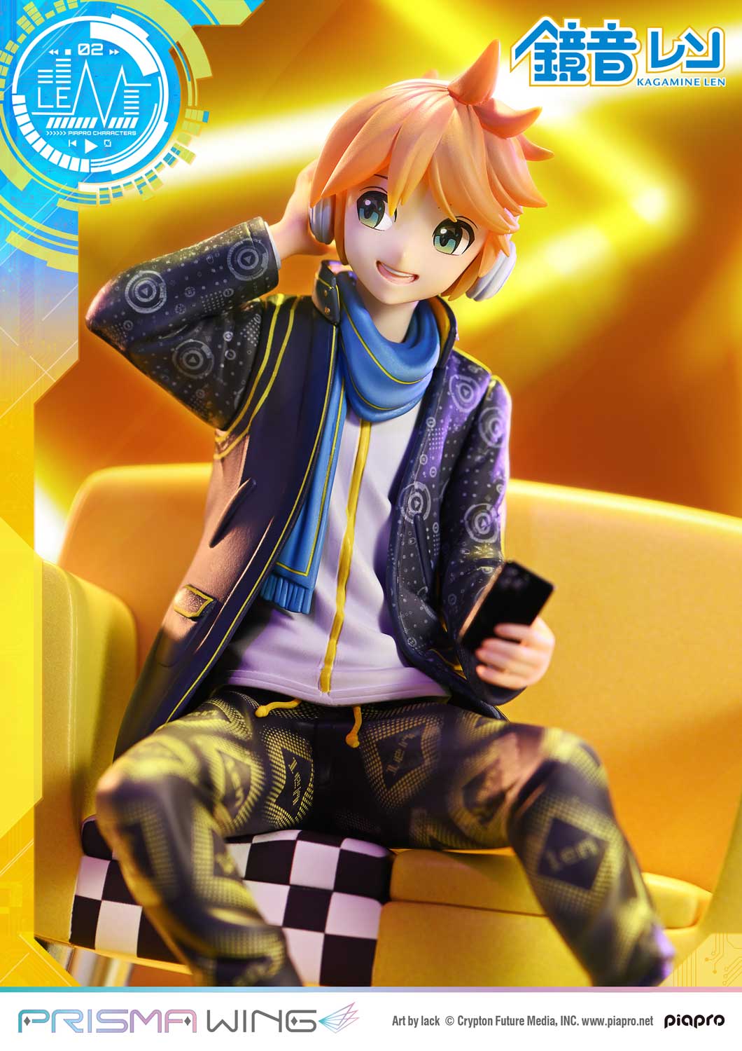Prime 1 Studio & PRISMA WING - PRISMA WING Piapro Characters Kagamine Len "Art by lack" 1/7 Scale Pre-Painted Figure PWPCL-04 (Licensed)