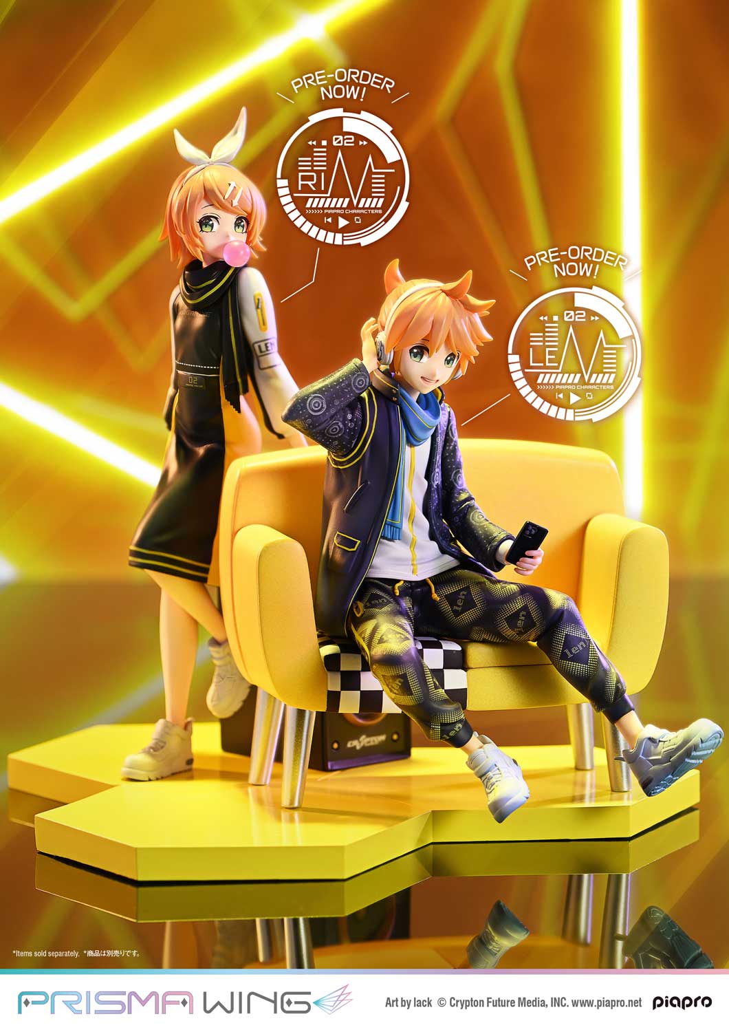 Prime 1 Studio & PRISMA WING - PRISMA WING Piapro Characters Kagamine Len "Art by lack" 1/7 Scale Pre-Painted Figure PWPCL-04 (Licensed)