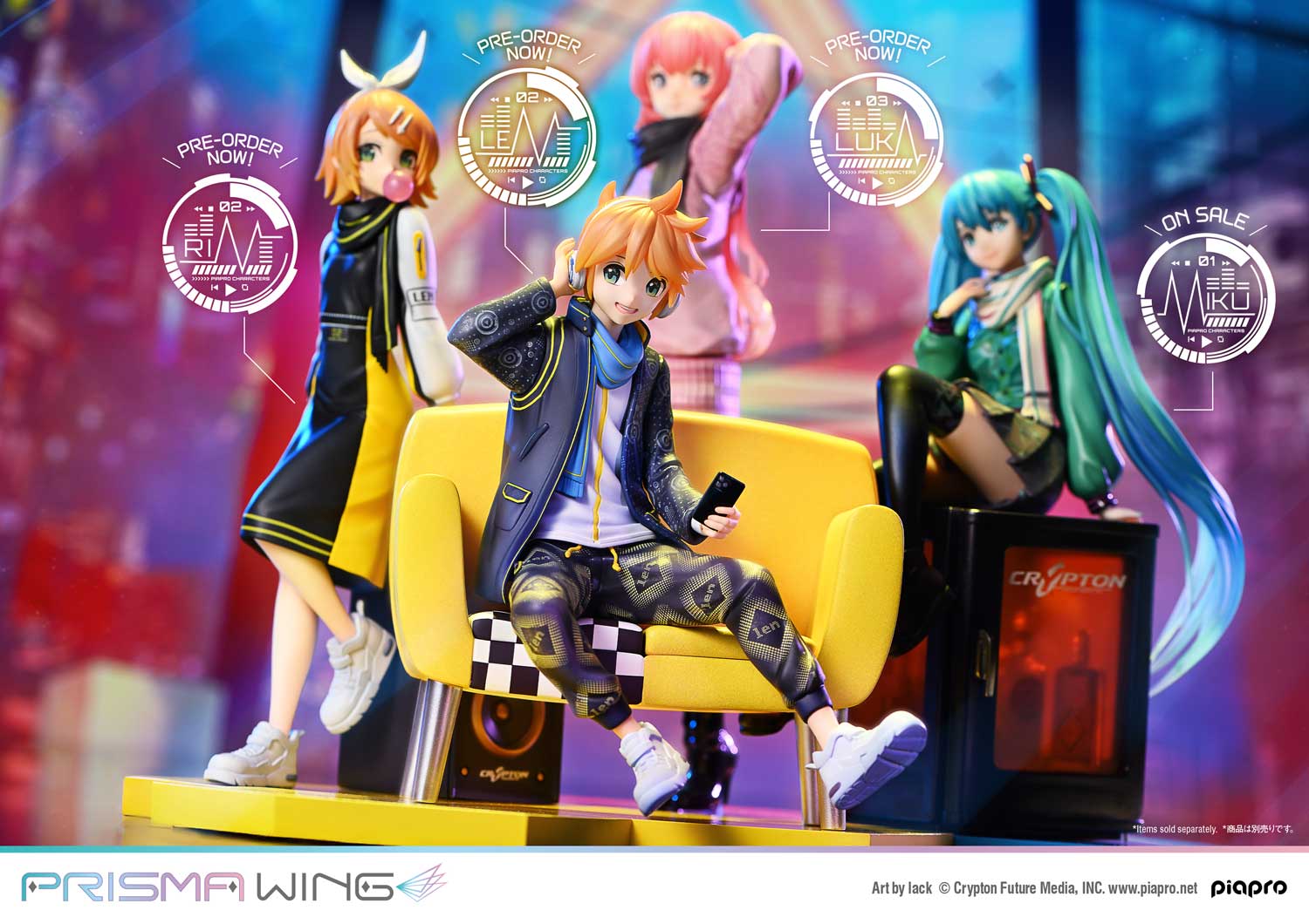 Prime 1 Studio & PRISMA WING - PRISMA WING Piapro Characters Kagamine Len "Art by lack" 1/7 Scale Pre-Painted Figure PWPCL-04 (Licensed)