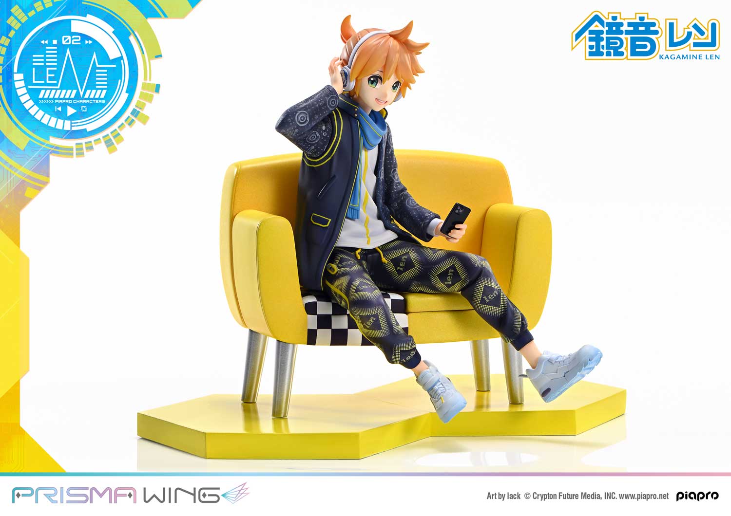 Prime 1 Studio & PRISMA WING - PRISMA WING Piapro Characters Kagamine Len "Art by lack" 1/7 Scale Pre-Painted Figure PWPCL-04 (Licensed)