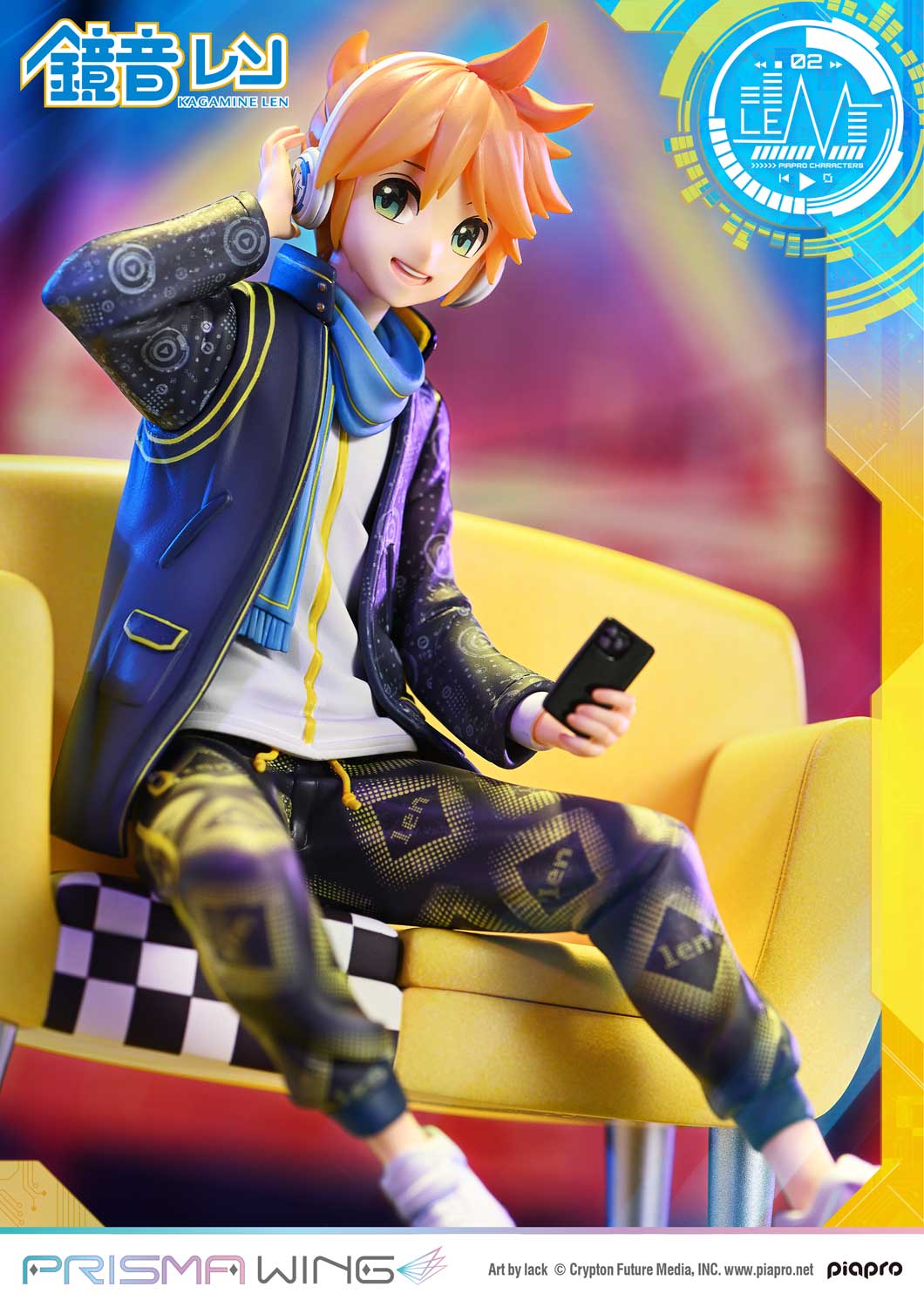 Prime 1 Studio & PRISMA WING - PRISMA WING Piapro Characters Kagamine Len "Art by lack" 1/7 Scale Pre-Painted Figure PWPCL-04 (Licensed)