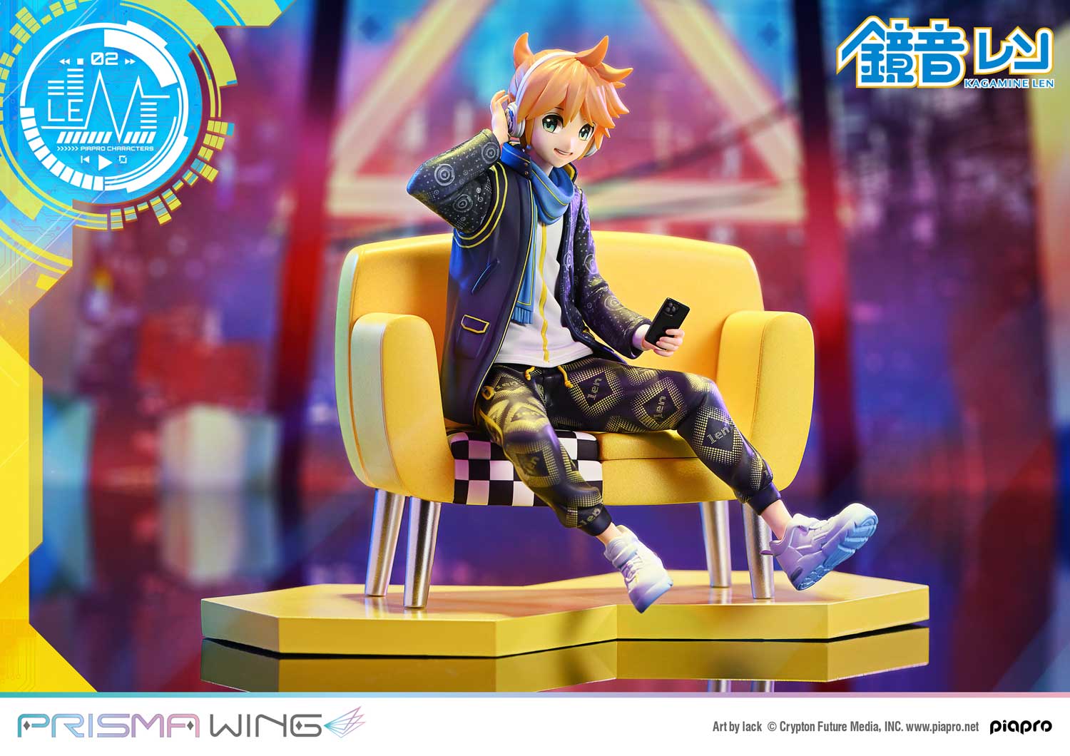 Prime 1 Studio & PRISMA WING - PRISMA WING Piapro Characters Kagamine Len "Art by lack" 1/7 Scale Pre-Painted Figure PWPCL-04 (Licensed)