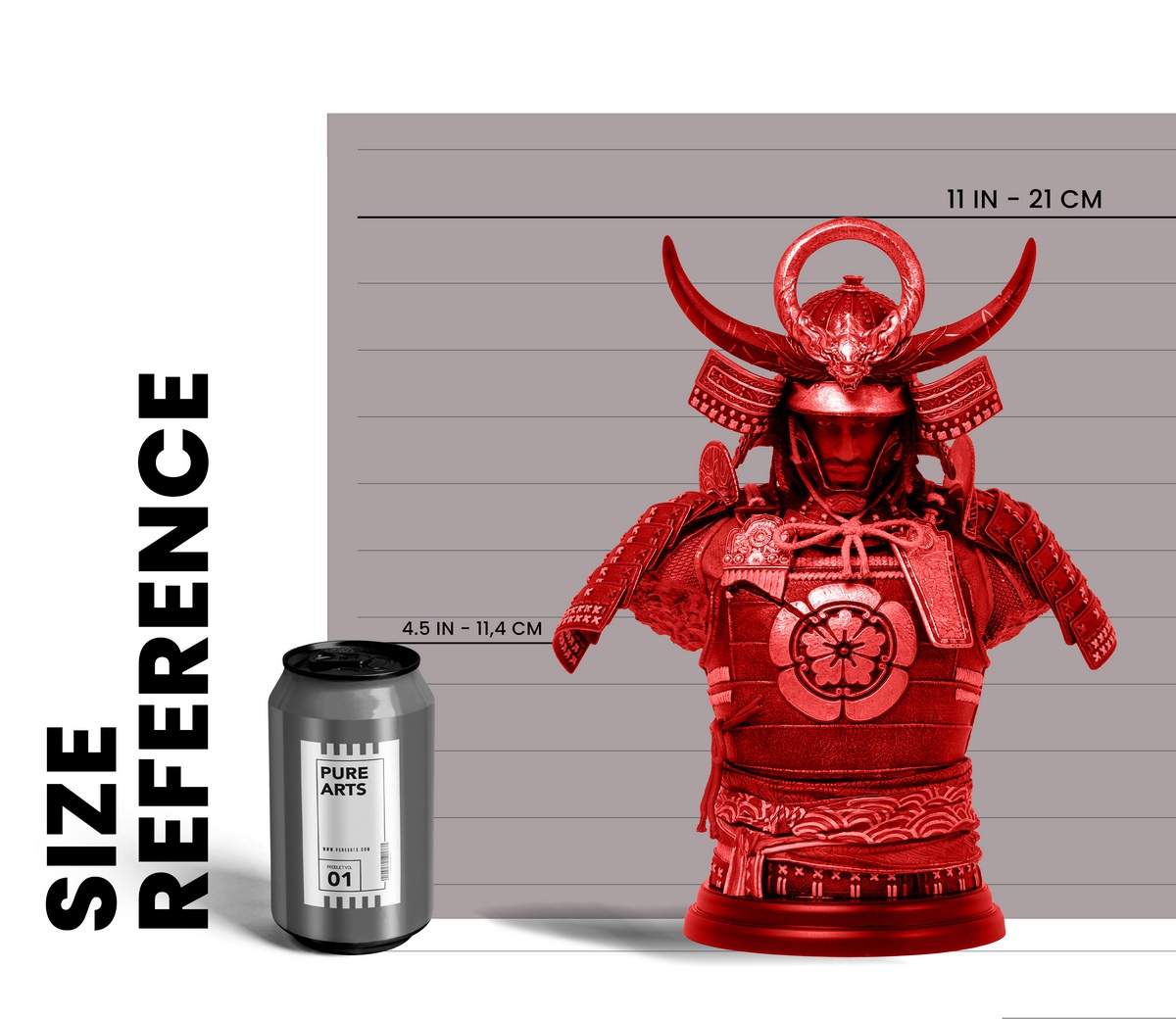 Pure Arts Studio - Assassin’s Creed Shadows Yasuke 1/4 Scale Bust (Licensed)