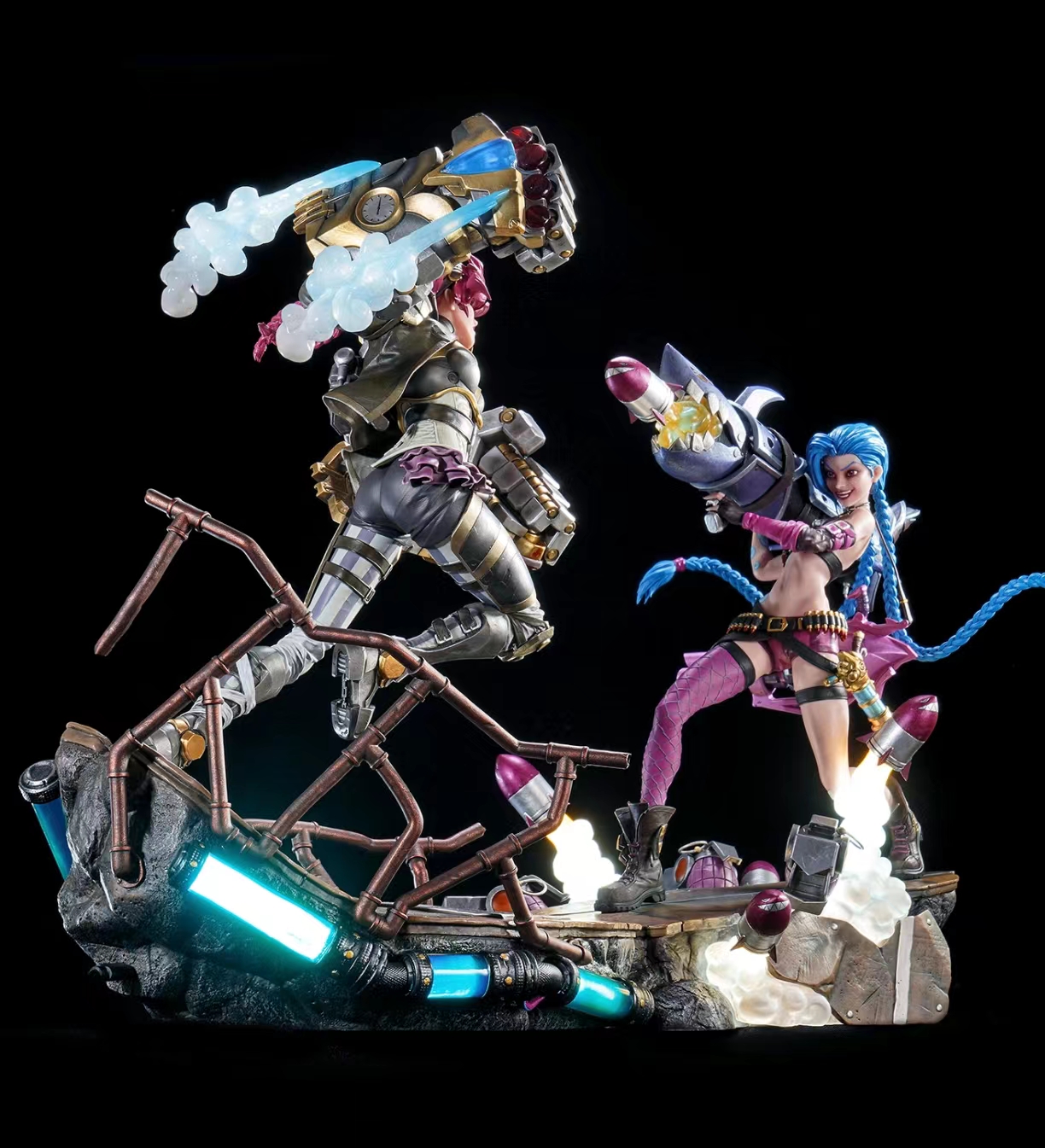 Pure Arts Studio - LEAGUE OF LEGENDS JINX & VI 16 SCALE STATUE BUNDLE