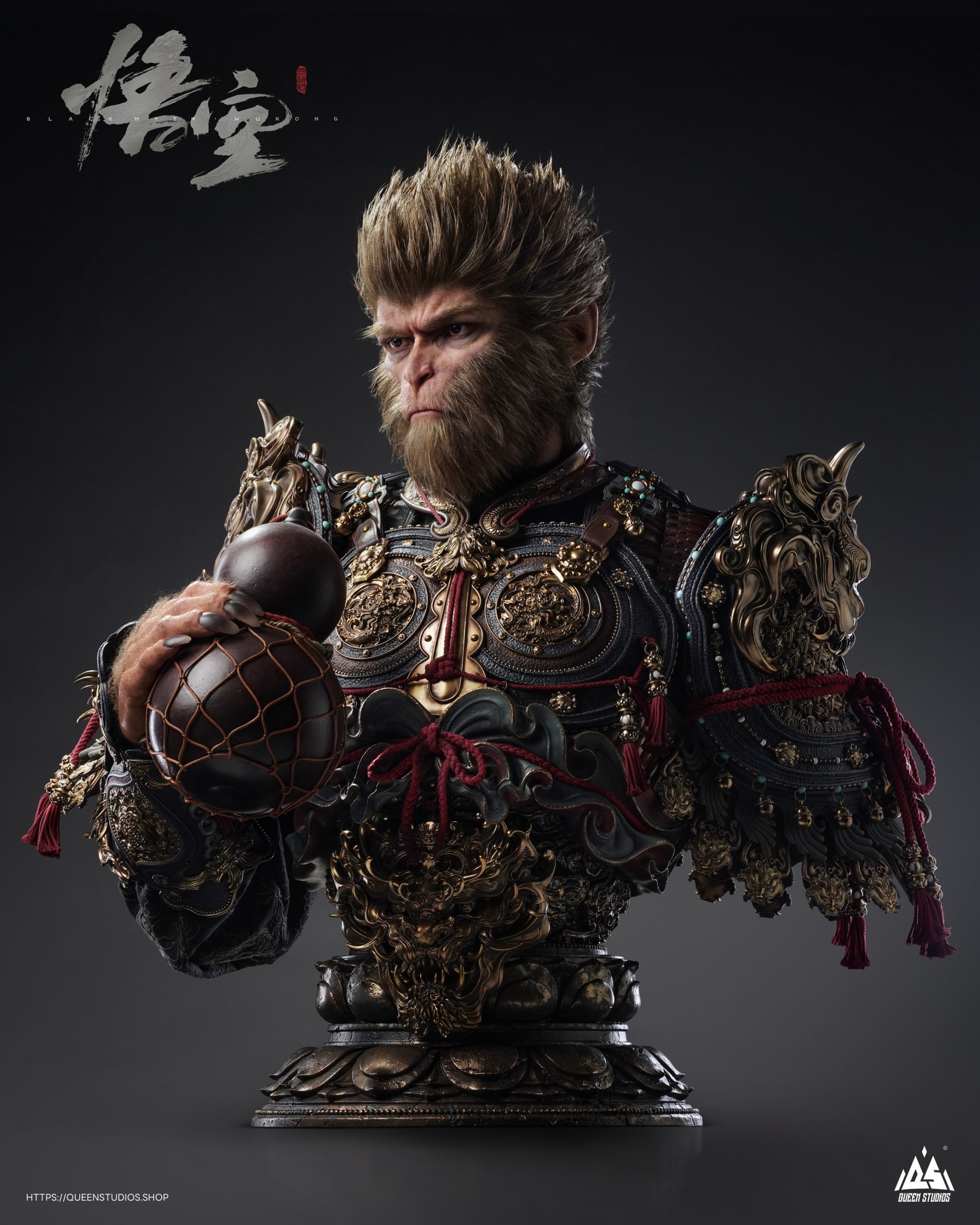 QUEEN Studio - Black Myth: Wukong The Destined One 1/1 Bust (Licensed)