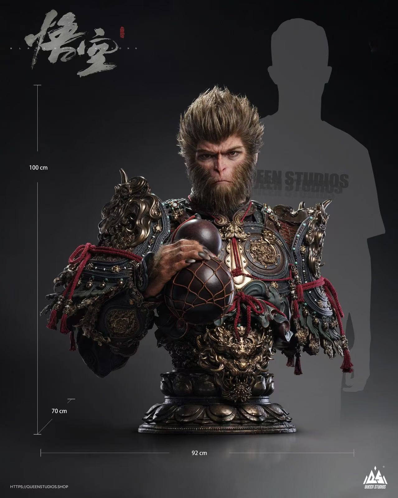 QUEEN Studio - Black Myth: Wukong The Destined One 1/1 Bust (Licensed)