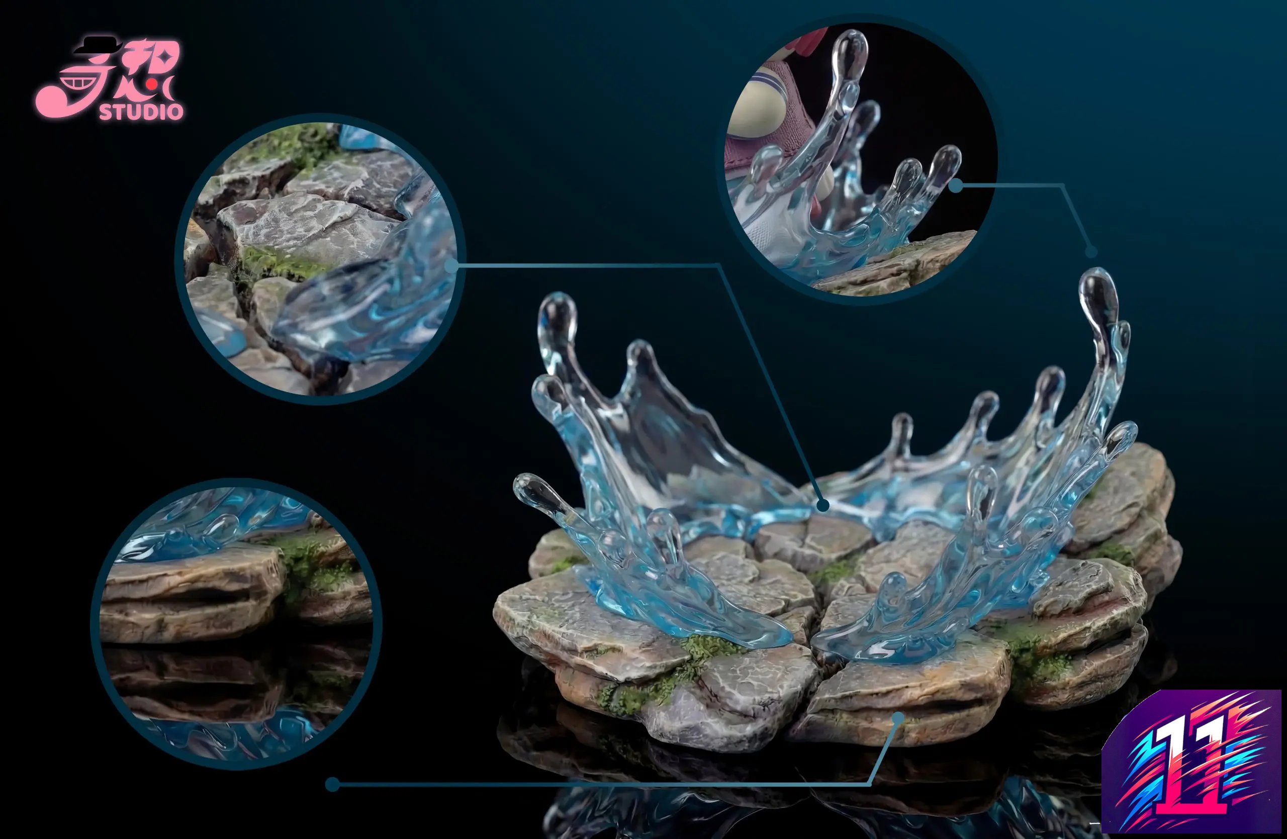 Qi Xiang Studio - Fanfic Chibi Series 01 Usagi Cosplay Demon Slayer Akaza Chiikawa