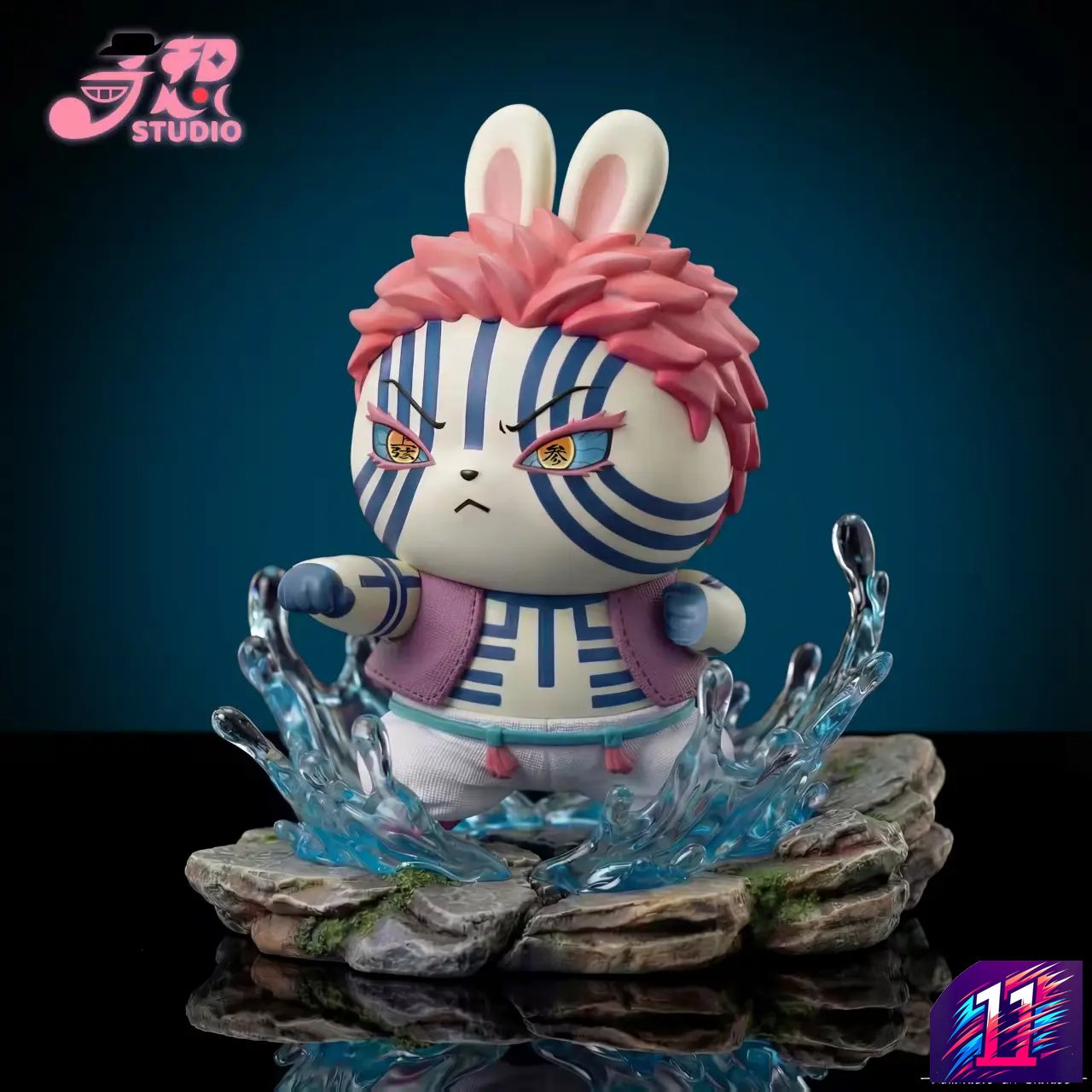 Qi Xiang Studio - Fanfic Chibi Series 01 Usagi Cosplay Demon Slayer Akaza Chiikawa