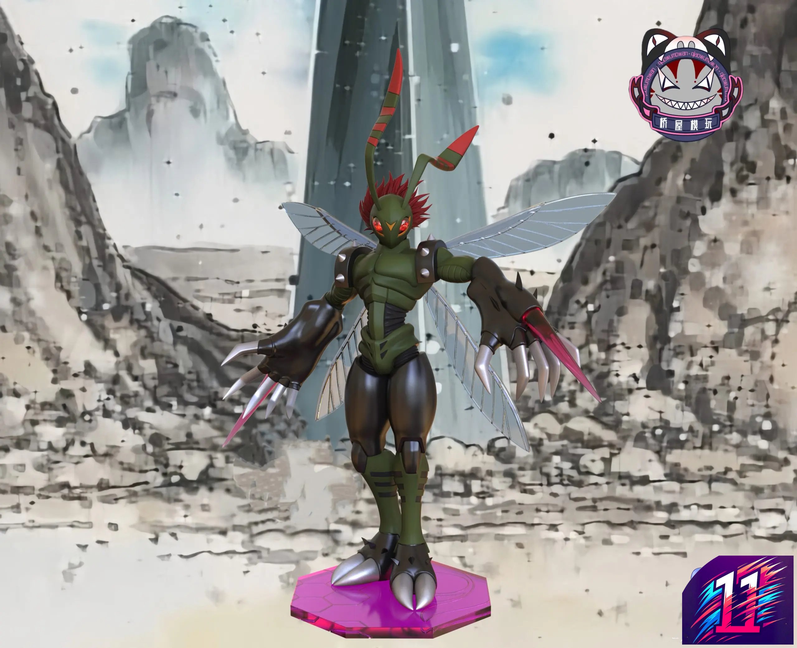 Qiao Wu Mo Wan Studio - 02 Series Stingmon Digimon