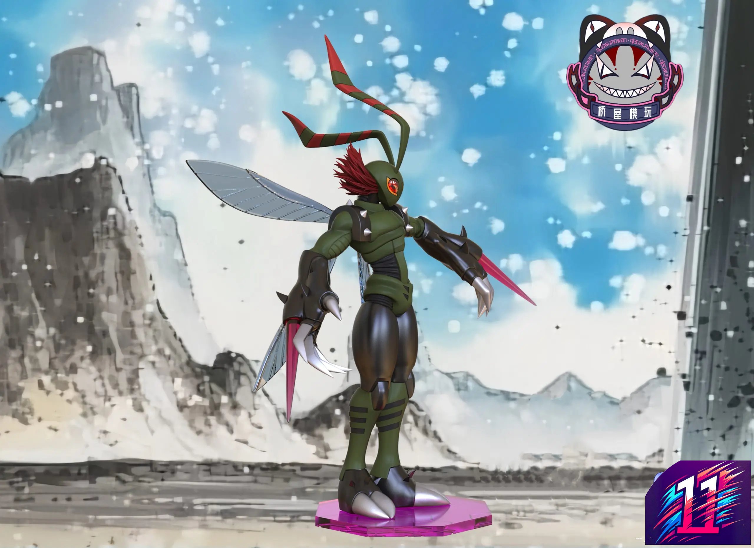 Qiao Wu Mo Wan Studio - 02 Series Stingmon Digimon