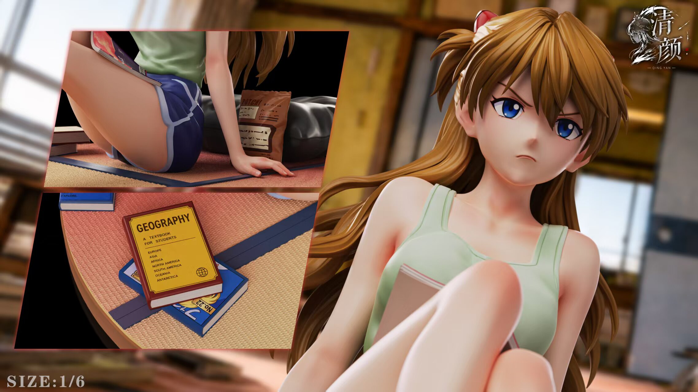 Qing Yan Studio - Loungewear Tsundere Asuka Neon Genesis Evangelion