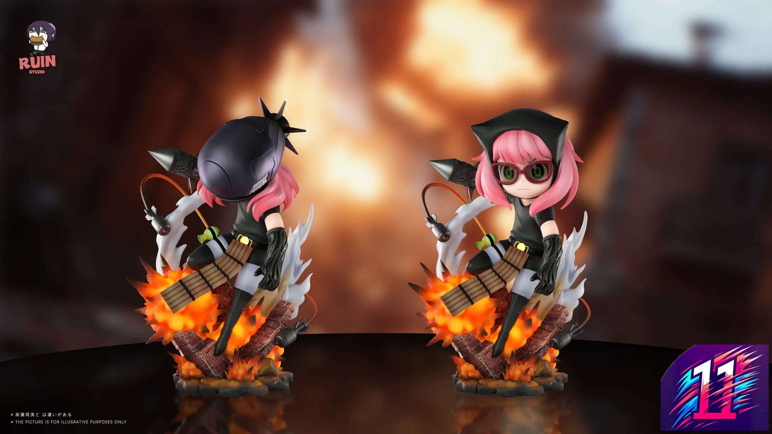 RUIN Studio - Anya Forger Cosplay Chainsaw Man Bomb Spy x Family