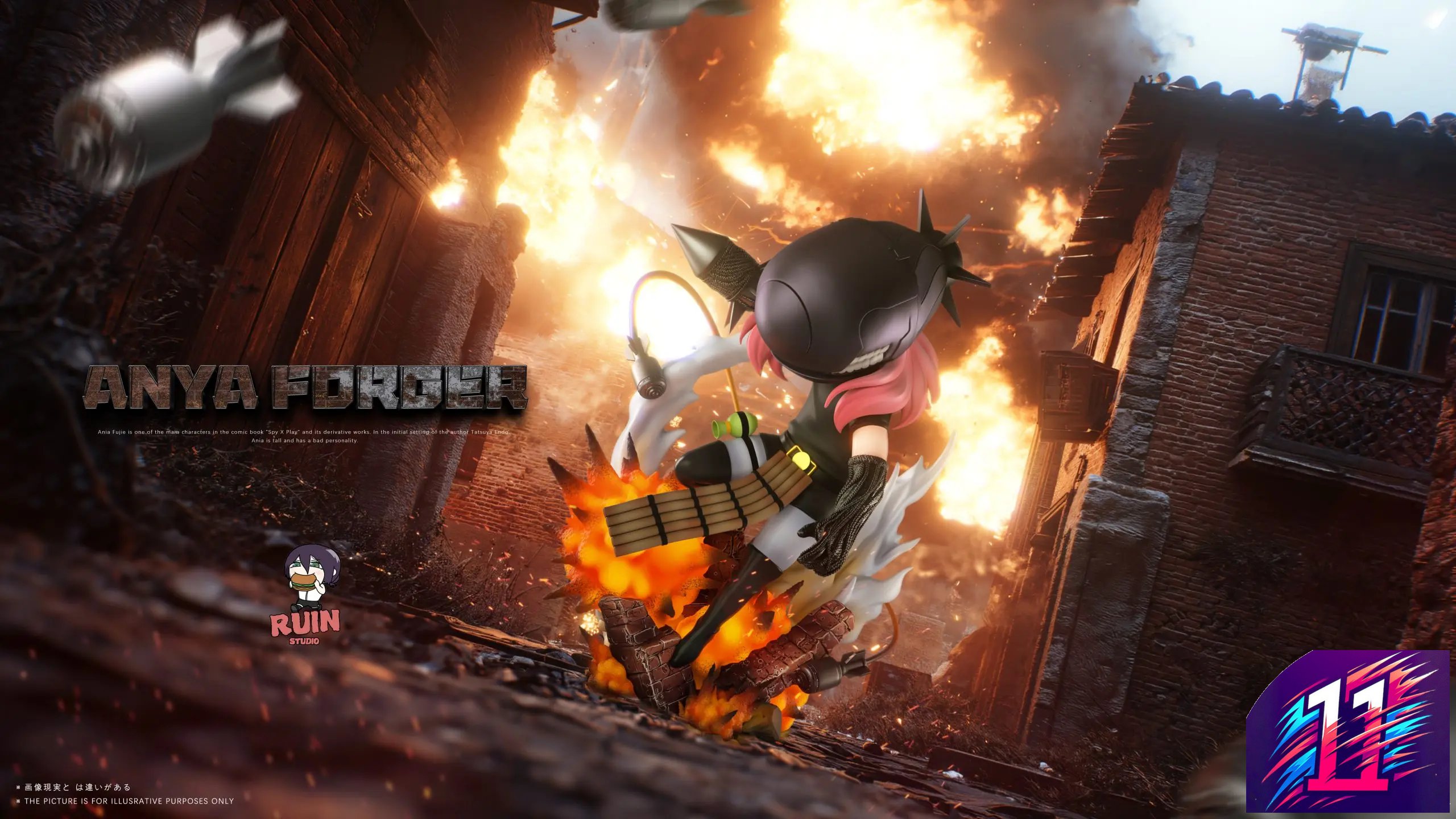 RUIN Studio - Anya Forger Cosplay Chainsaw Man Bomb Spy x Family