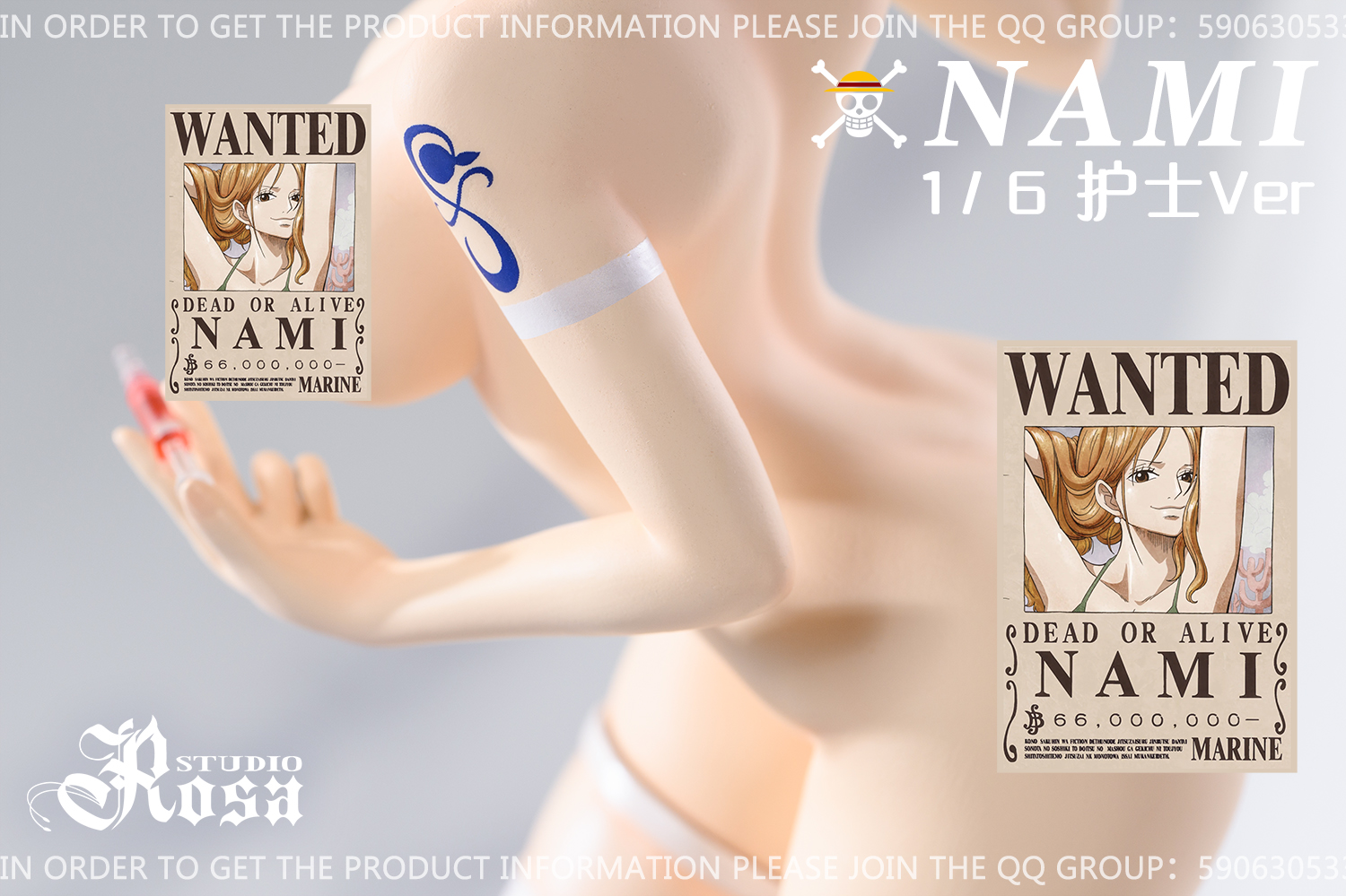 Rosa Studio – One Piece Nurse Nami - elevenGK Anime Collectibles