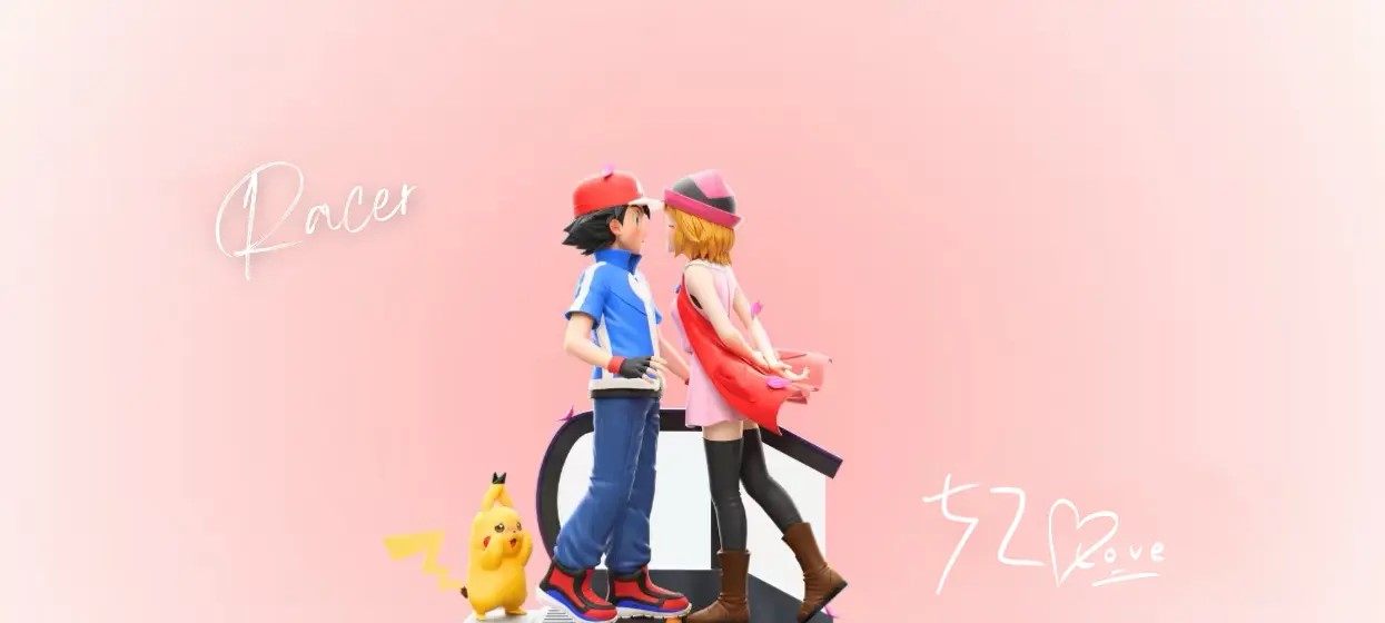 Racer Studio - Ash Ketchum X Serena Kissing Scene Pokémon