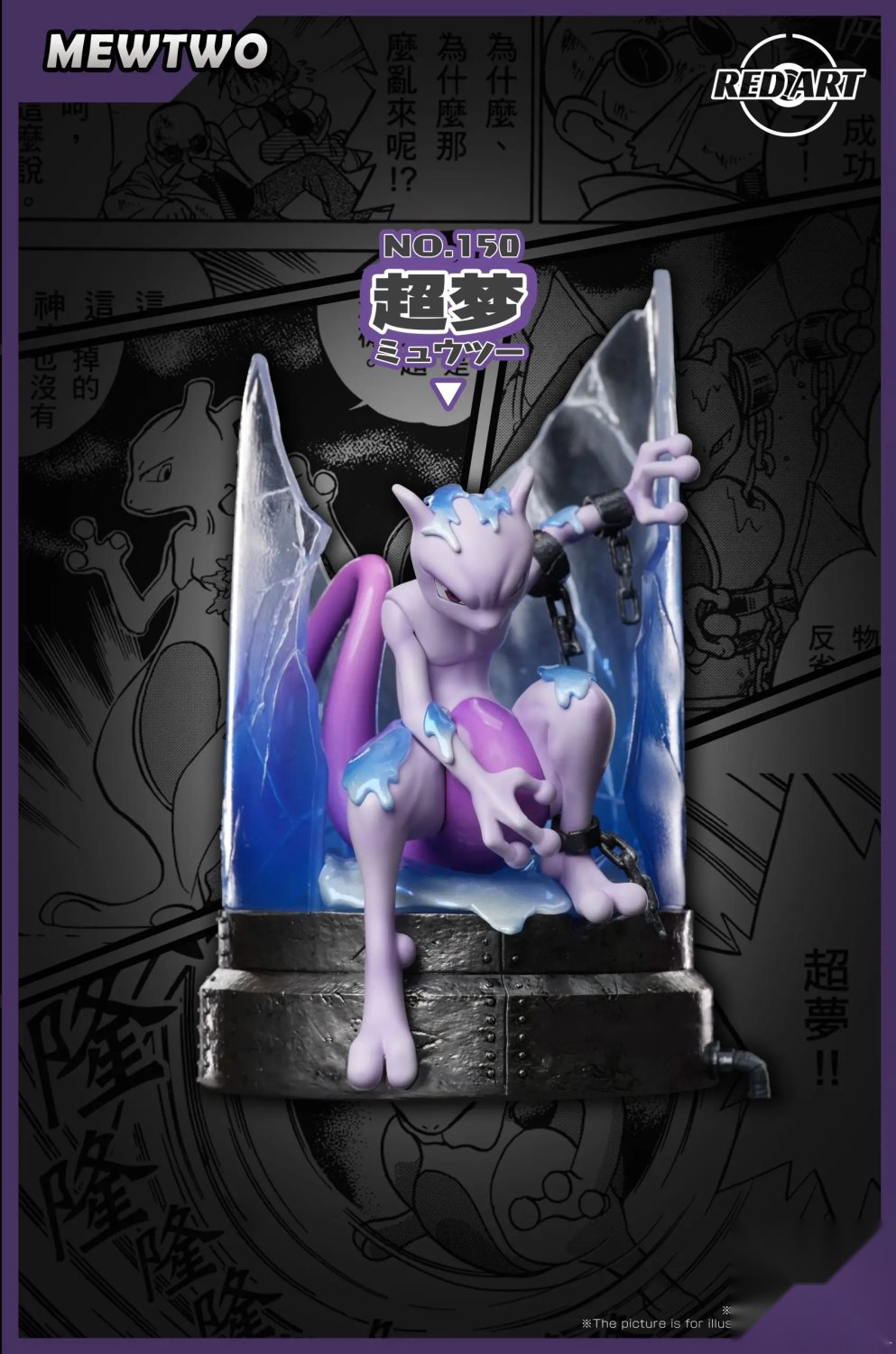 Red Art Studio - PokéSpe Blaine X Mewtwo Pokémon