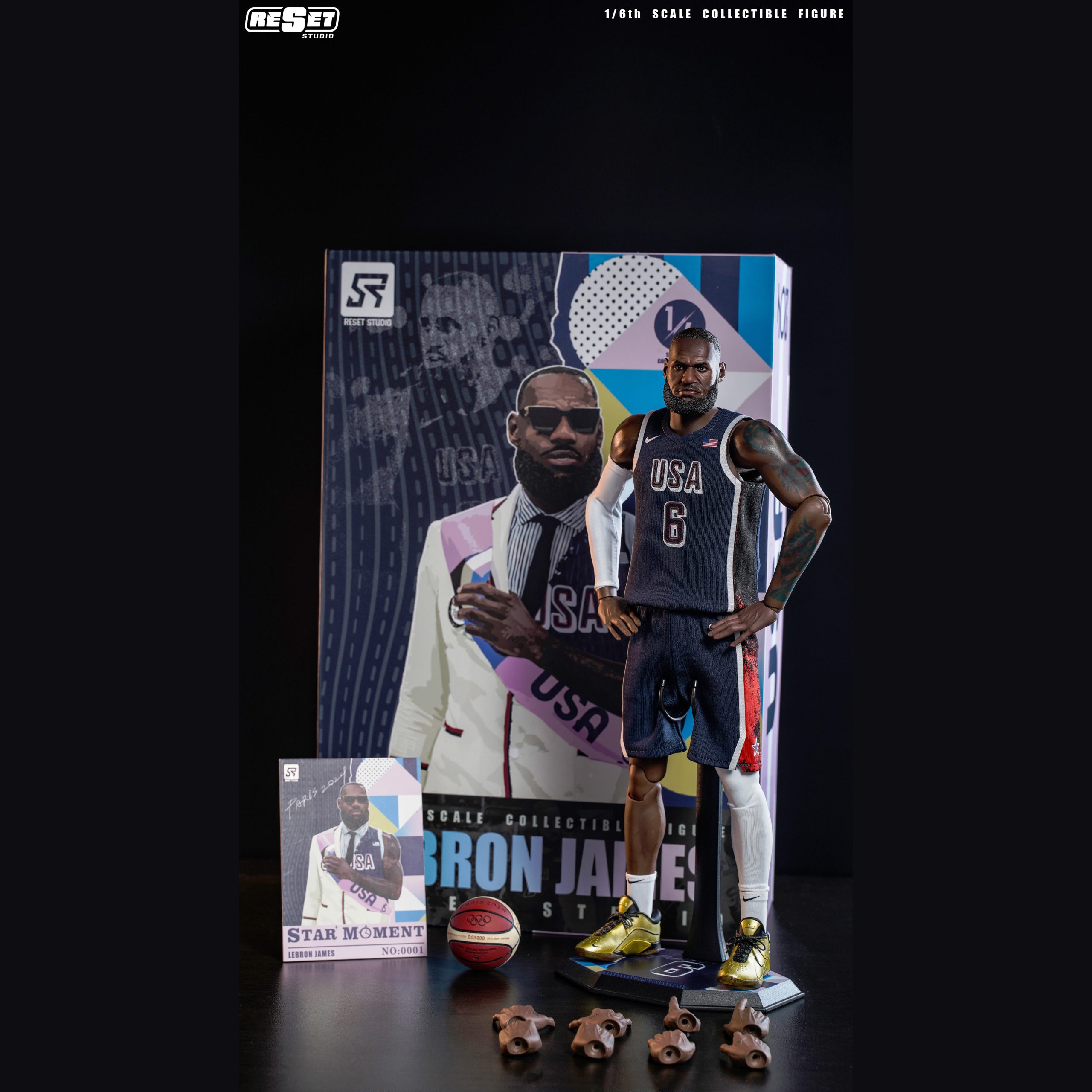 Reset Studio - Team USA Olympics James 1/6 Collectible Action Figure